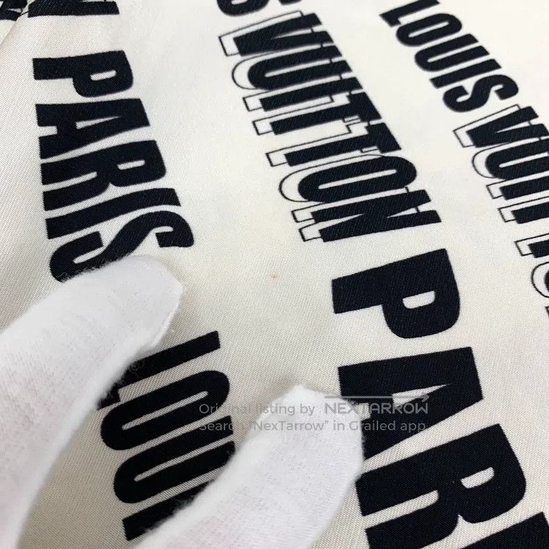 Louis Vuitton Louis Vuitton White logo letter bullet screen full print r Size US M / EU 48-50 / 2 - 9 Thumbnail