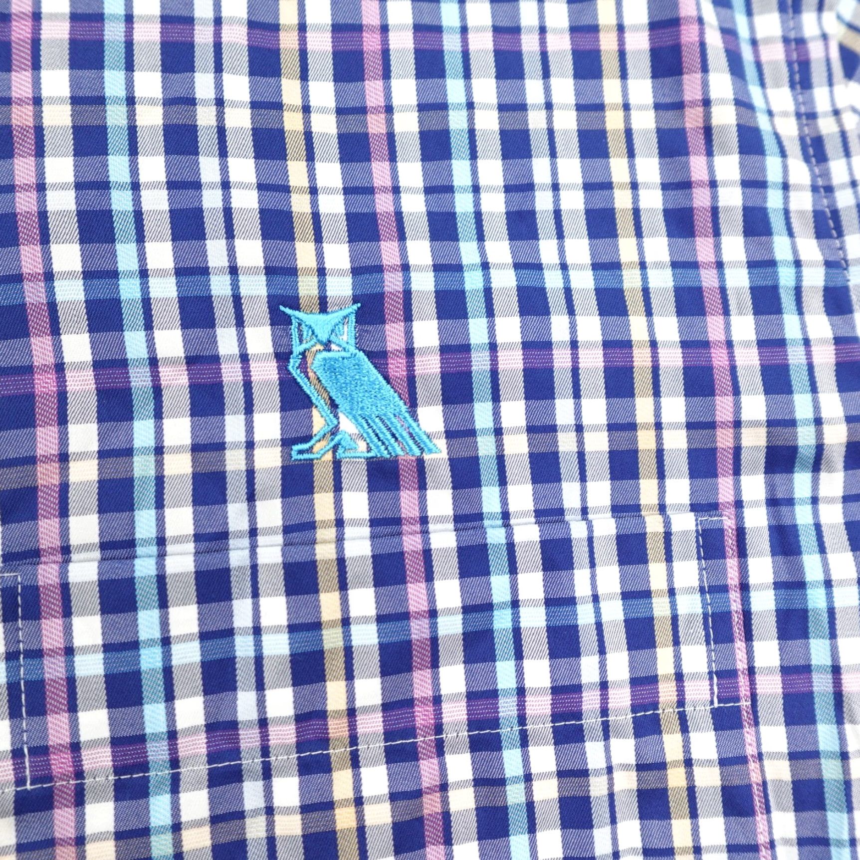 Peter Millar VINTAGE NO? (skip) Peter Millar Shirt Men Medium Blue Purple Plaid Button-Up Silk Blend Performance Shirt Size US M / EU 48-50 / 2 - 3 Thumbnail