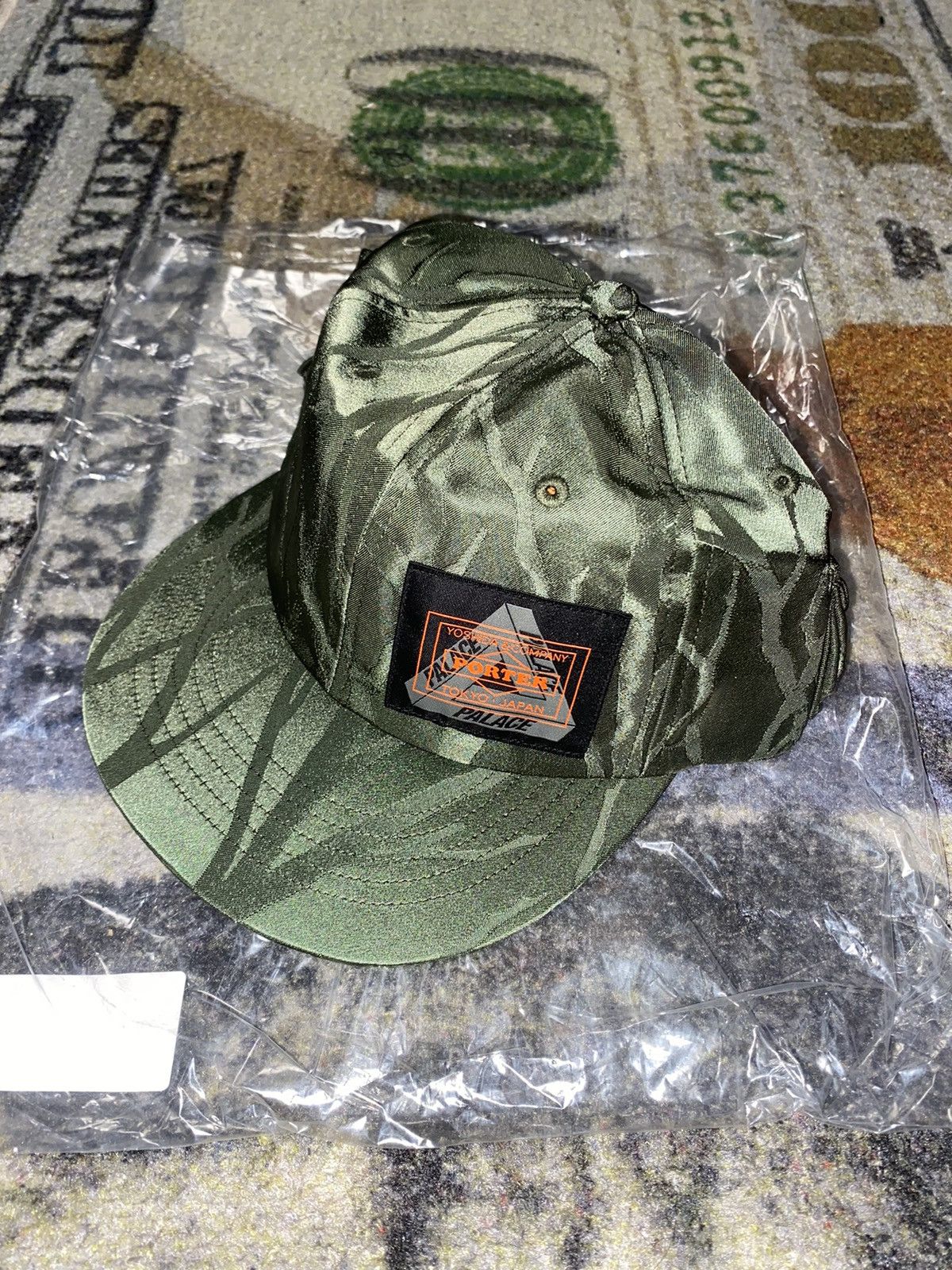 Palace × Porter Palace x Porter Pocket 6-Panel Olive | Grailed