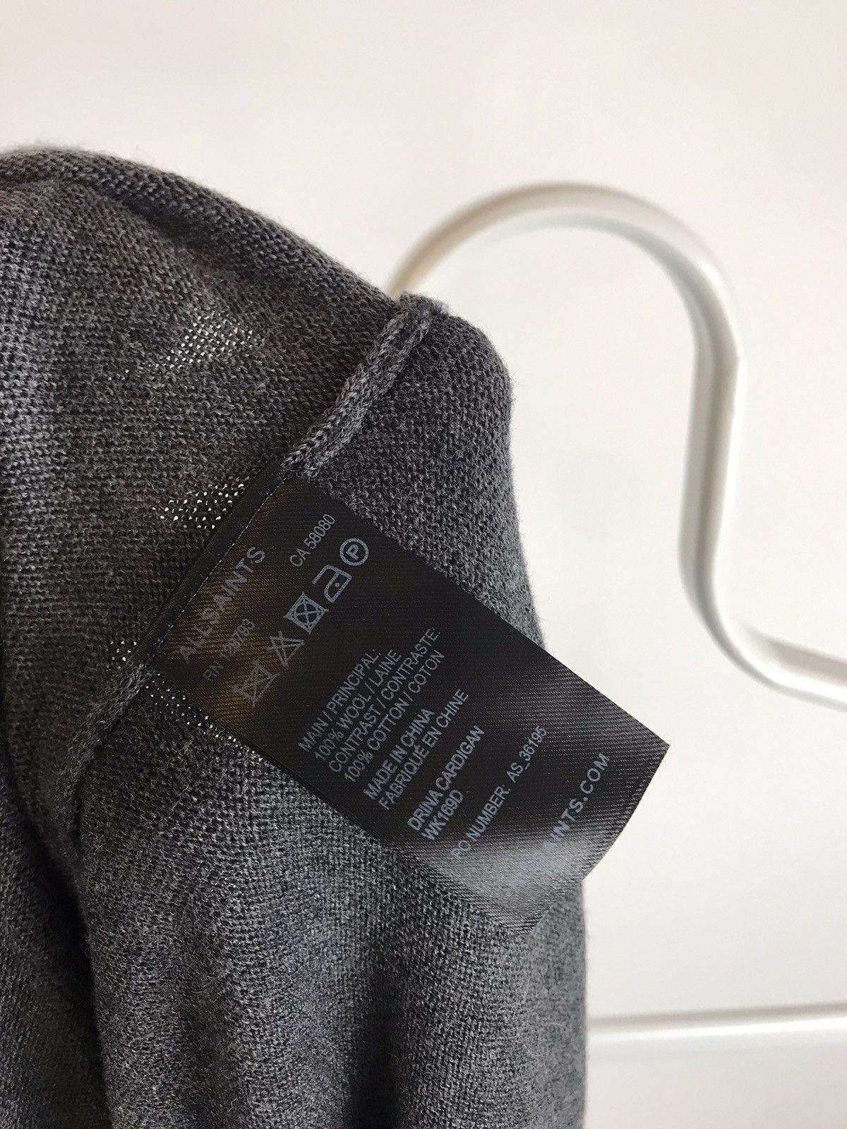 Allsaints × Vintage All Saints Drina Wool Cardigan Size M / US 6-8 / IT 42-44 - 5 Thumbnail