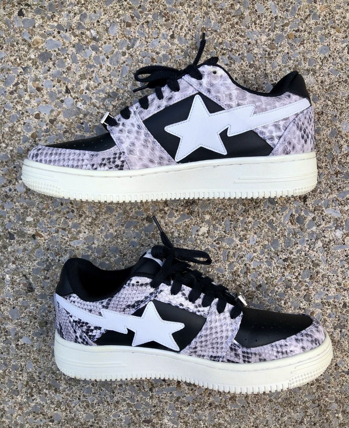 Bape Bapesta Snakeskin Size US 9.5 / EU 42-43 - 2 Thumbnail