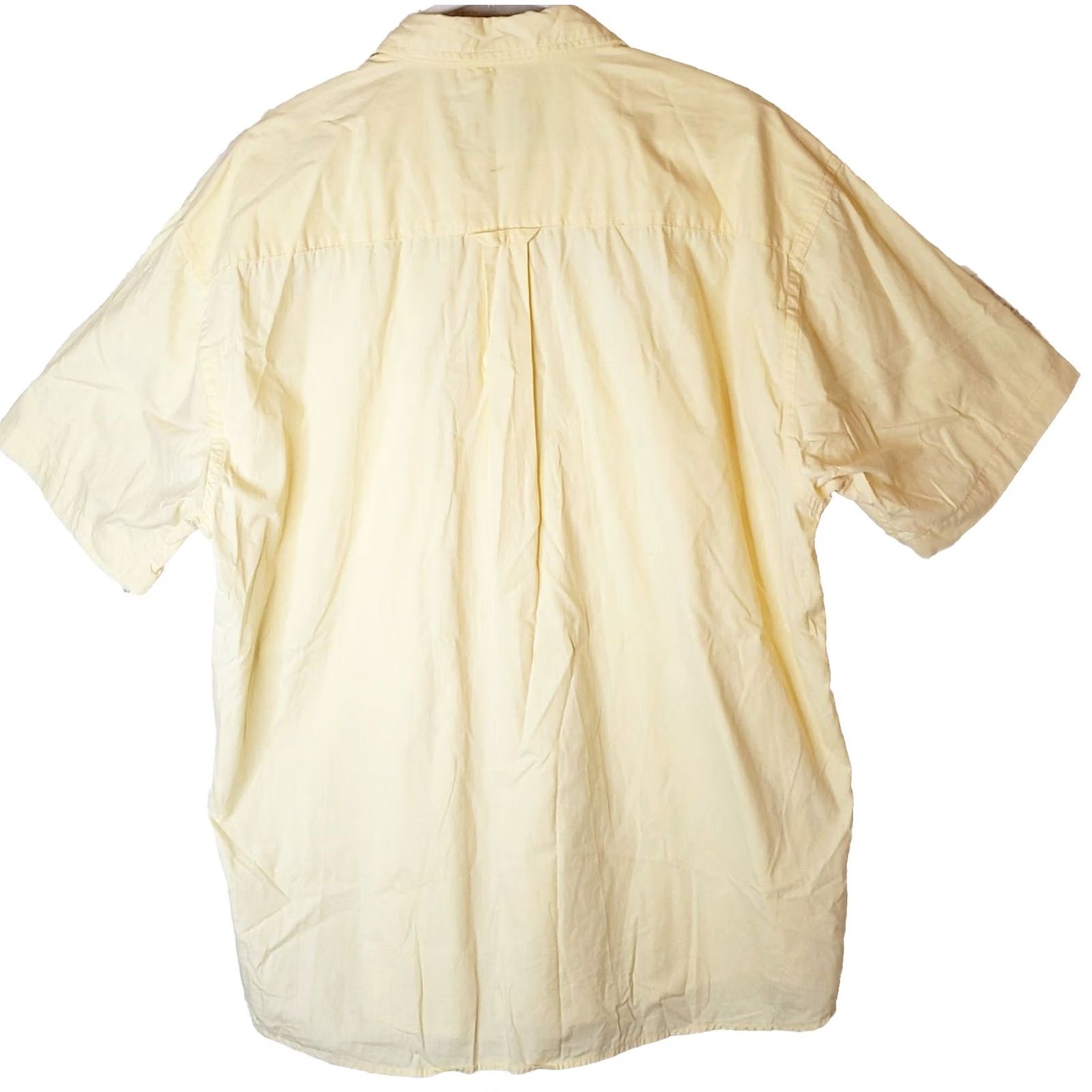 Pendleton Pendleton Shirt Men's XL Yellow Short Sleeve Button-Up 100% Cotton Chambray Fashionable Casual Business Classic Vintage-None Size US XL / EU 56 / 4 - 7 Thumbnail