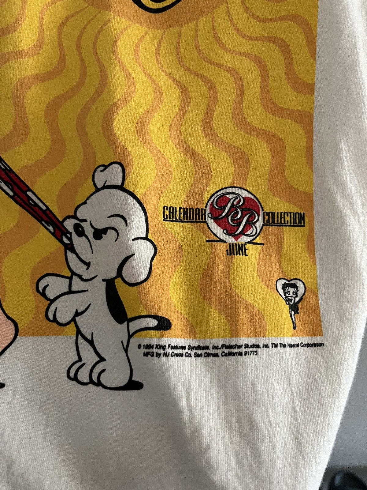 Vintage Vintage 90's Betty Boop Boopertone T-Shirt Size XL 1990 Size US XL / EU 56 / 4 - 3 Thumbnail