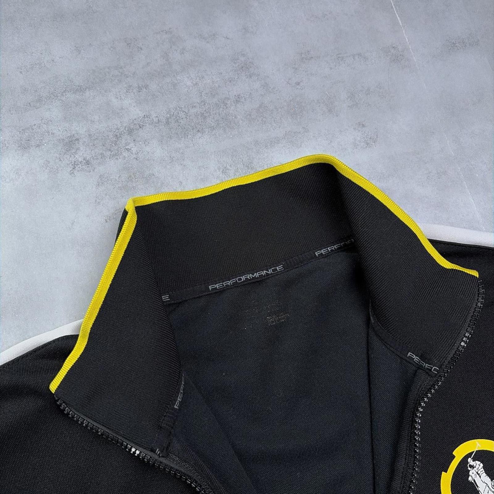 Polo Ralph Lauren Y2K Black Polo Ralph Lauren Polo Sport Striped Track Jacket Size US L / EU 52-54 / 3 - 6 Thumbnail