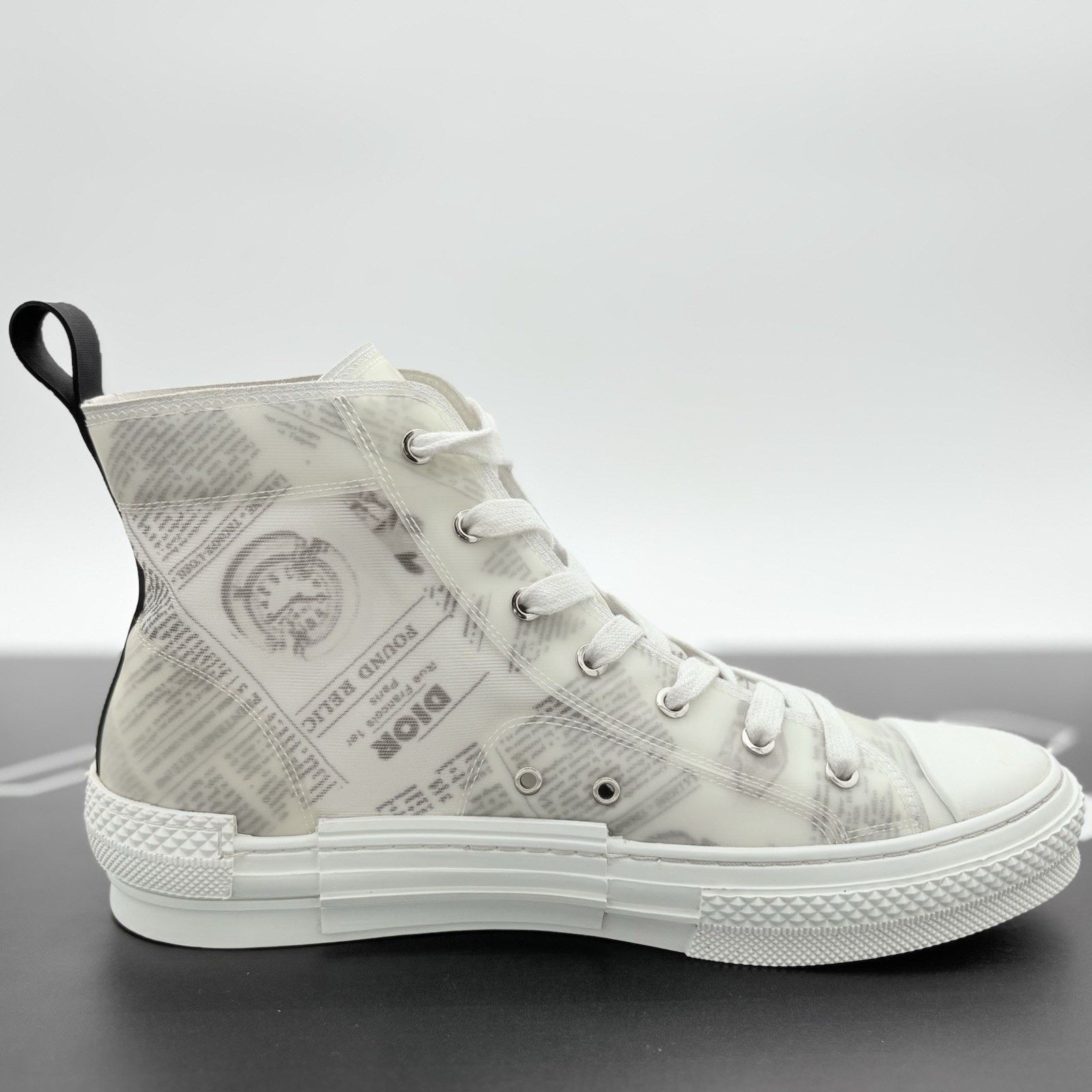 Dior Dior B23 High ' Newsprint ' | SUPER CLEAN! Size US 12 / EU 45 - 10 Thumbnail