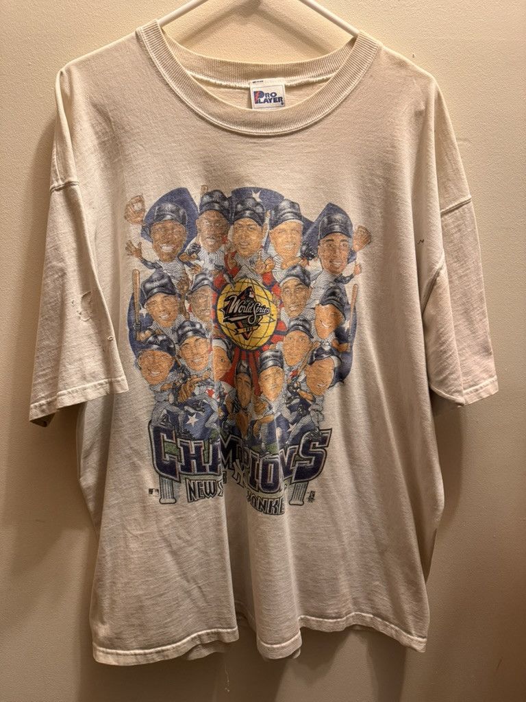 Vintage VINTAGE 1998 NEW YORK YANKEES WORLD SERIES PROMO SHIRT Size US XL / EU 56 / 4 - 1 Thumbnail