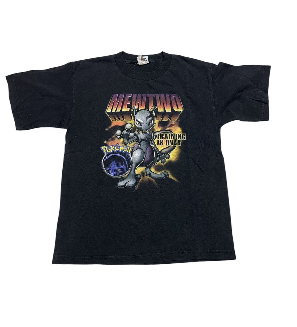 Nintendo Vtg 90s Pokemon Mew Two training over ninetendo game tee Size US M / EU 48-50 / 2 - 1 Thumbnail