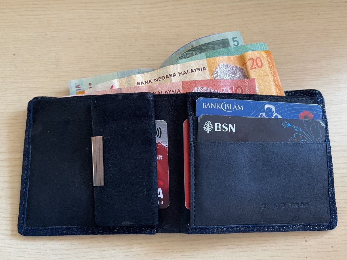Genuine Leather × Japanese Brand Inden Ya Leather Wallet Bifold Deer Skin Indigo Size ONE SIZE - 9 Thumbnail