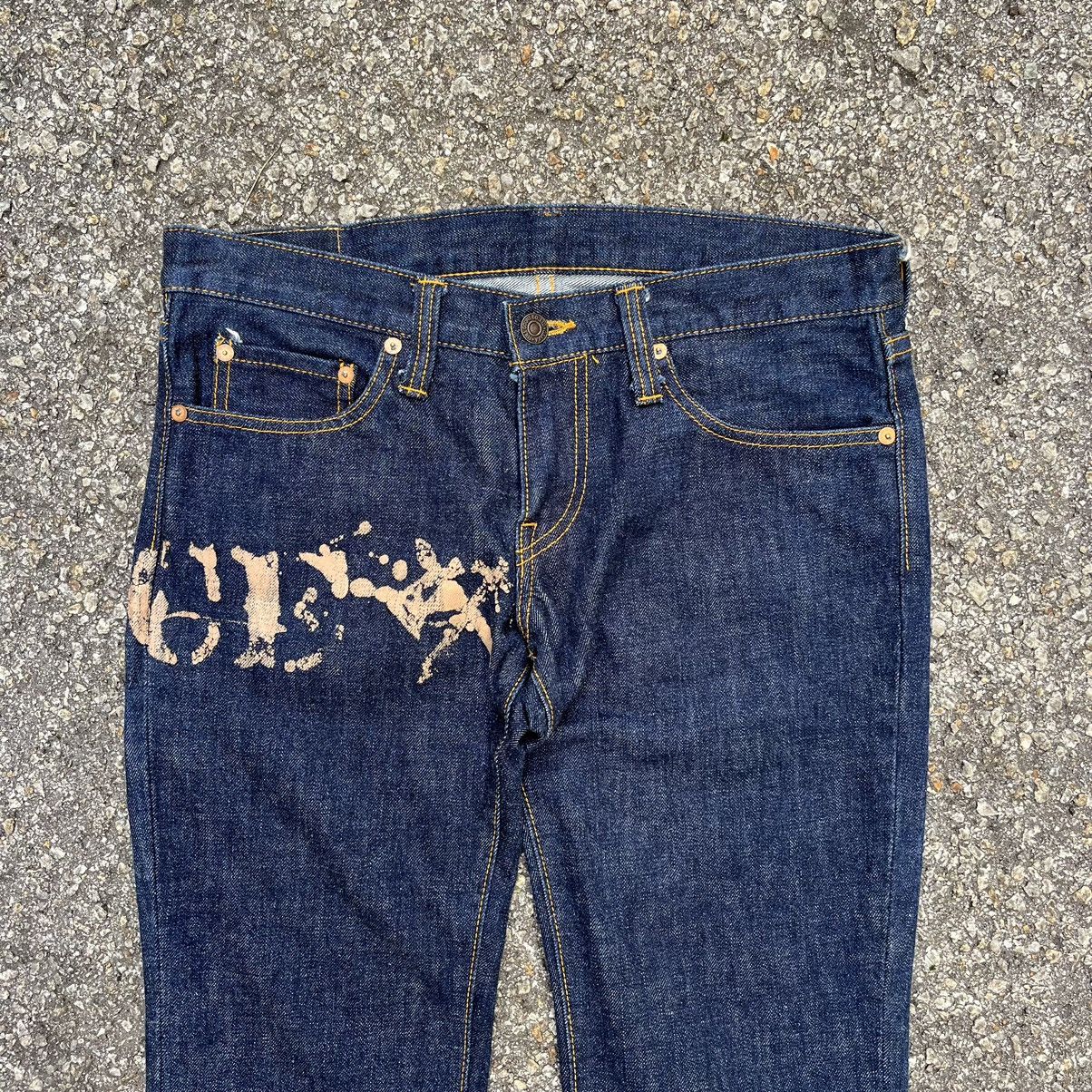 Full Count & Co. Full Count Rare Design Indigo Slim Jeans Non Selvedge Size US 29 - 5 Thumbnail