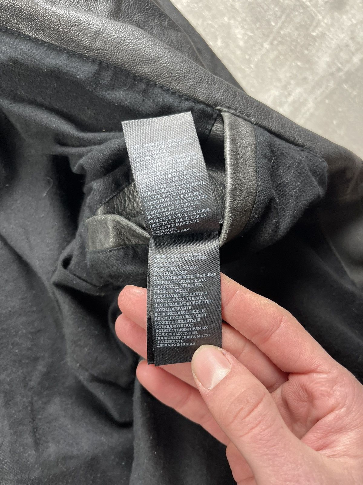 Allsaints ALLSAINTS Quilted Distressed Biker Leather Jacket 2010s Size US S / EU 44-46 / 1 - 14 Thumbnail