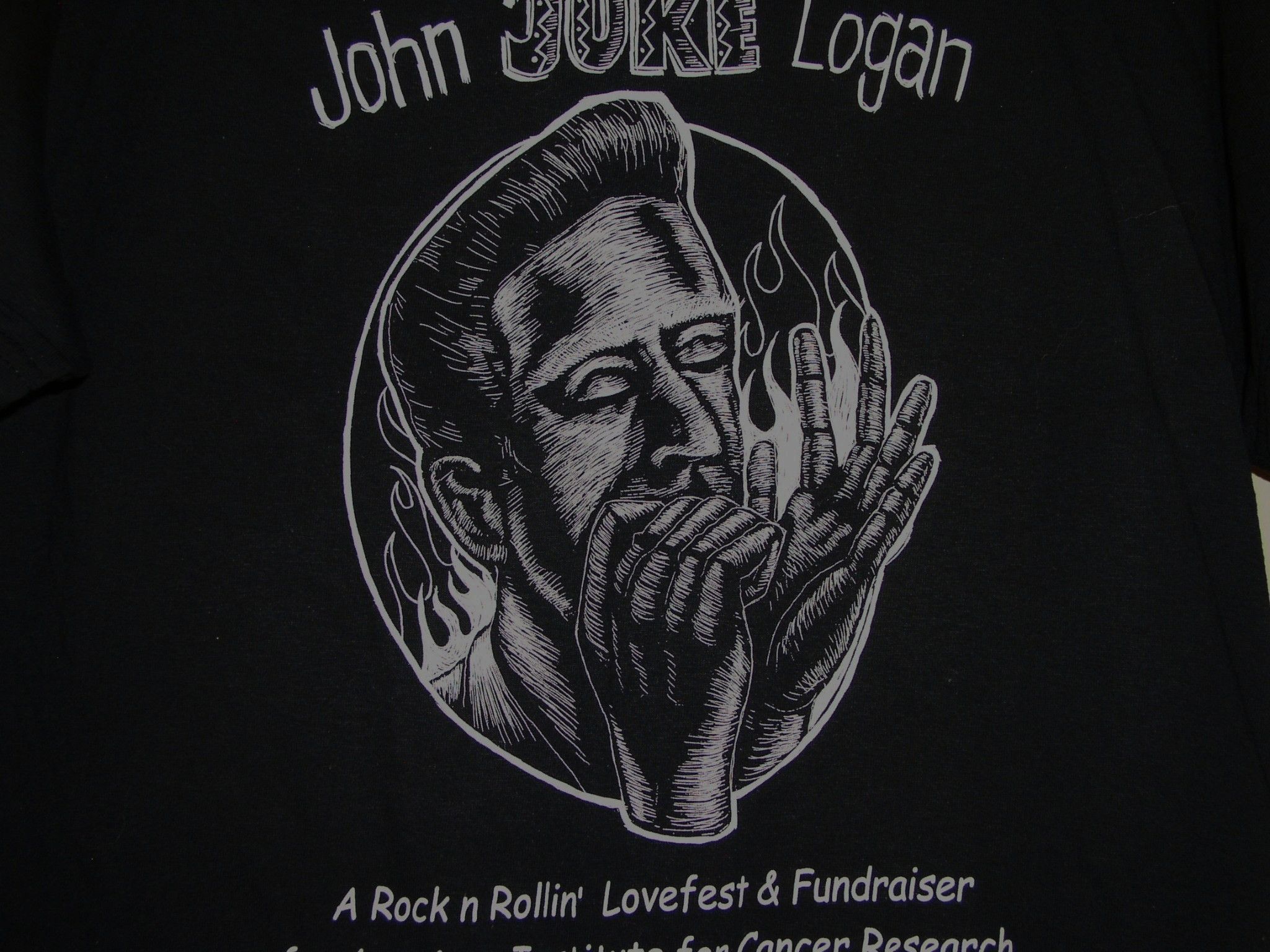 Gildan John Juke Logan Concert Shirt 2013 Benefit Dave Alvin Size US L / EU 52-54 / 3 - 4 Thumbnail