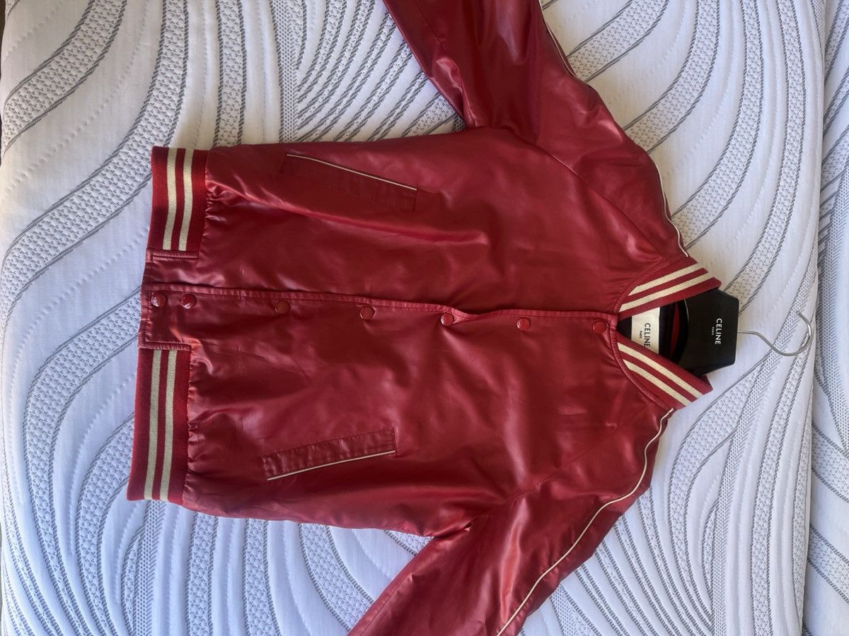 Celine Celine Teddy College in Lightweight Nylon Red Size US XS / EU 42 / 0 - 3 Thumbnail