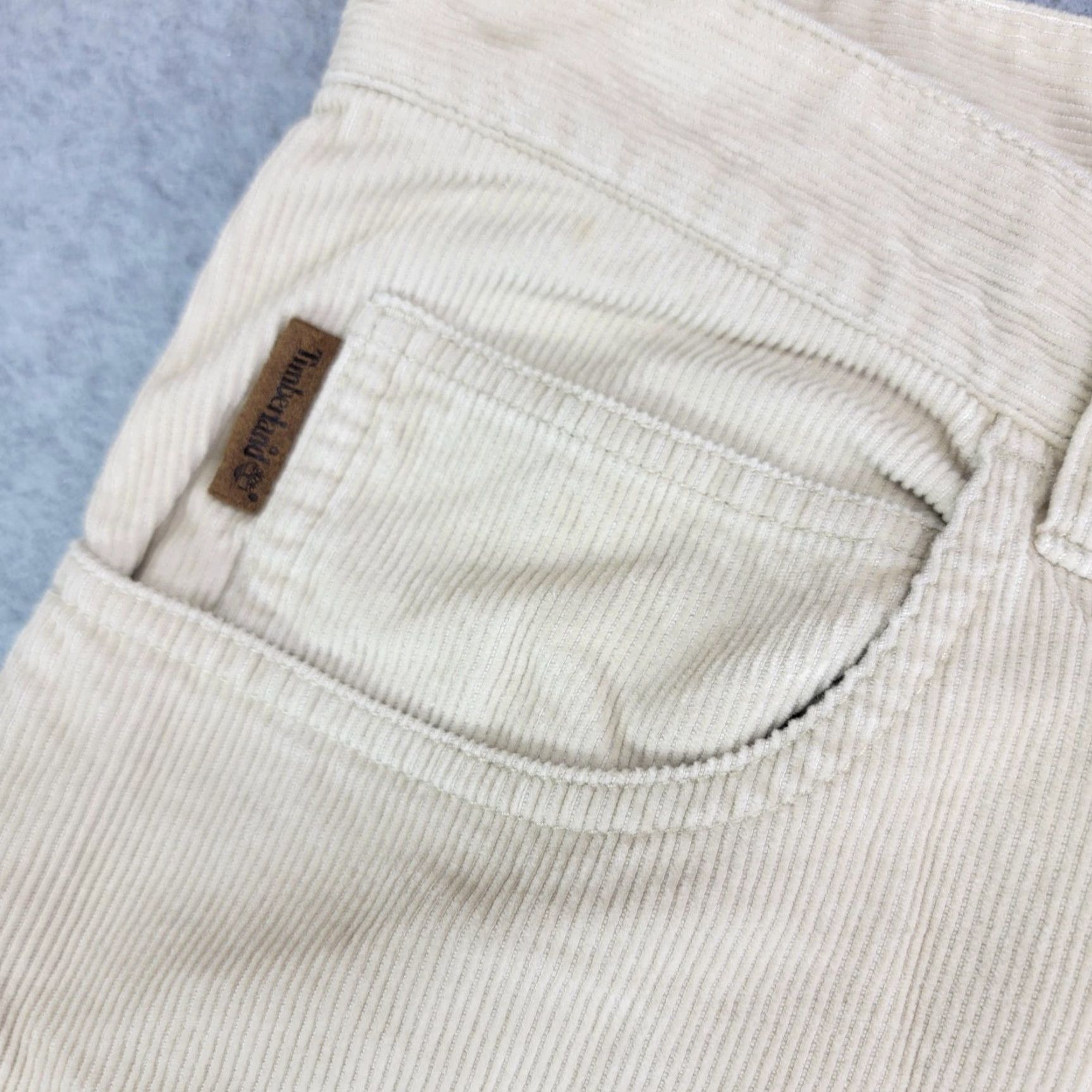 Timberland Timberland Pants Mens 38x30 Beige Corduroy Straight Leg 5-Pocket Casual Khakis Workwear Winter Mens Size US 38 / EU 54 - 4 Thumbnail
