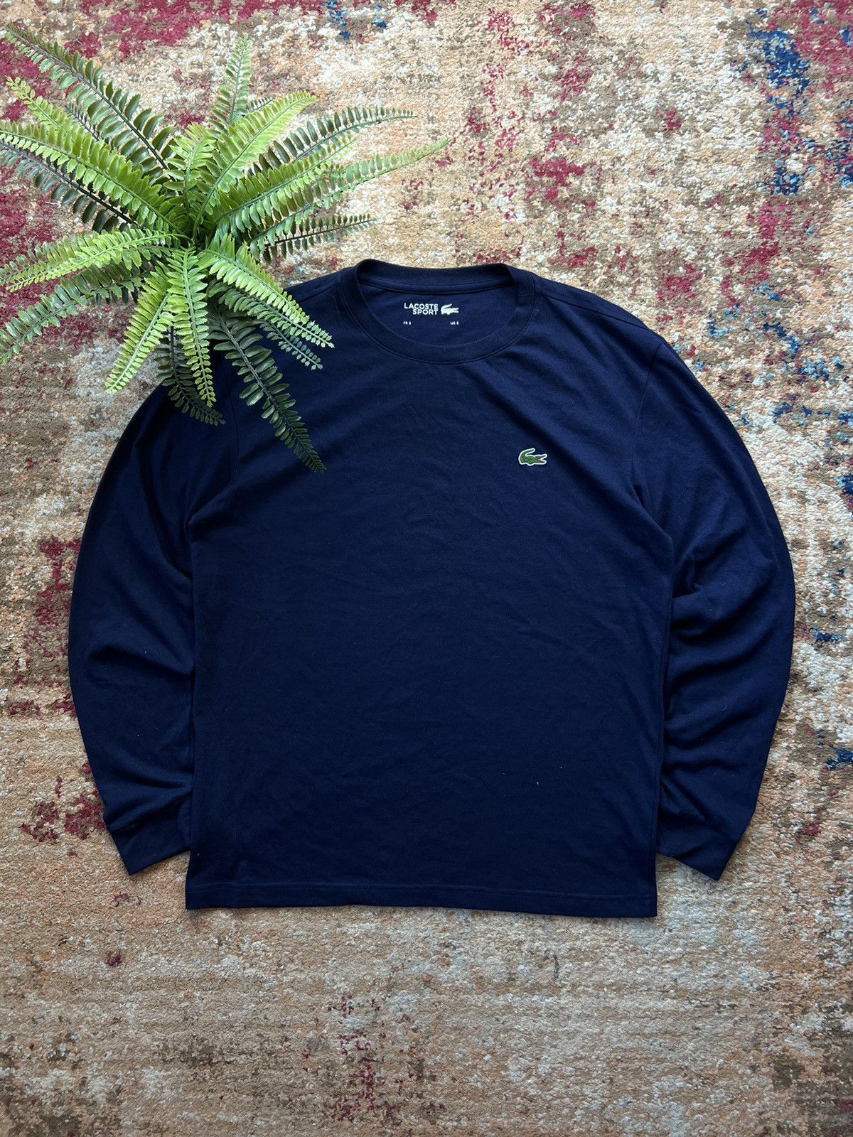 Lacoste × Vintage 🫐 90’s LACOSTE SPORT Y2K LONGSLEEVE SMALL LOGO Size US S / EU 44-46 / 1 - 2 Thumbnail
