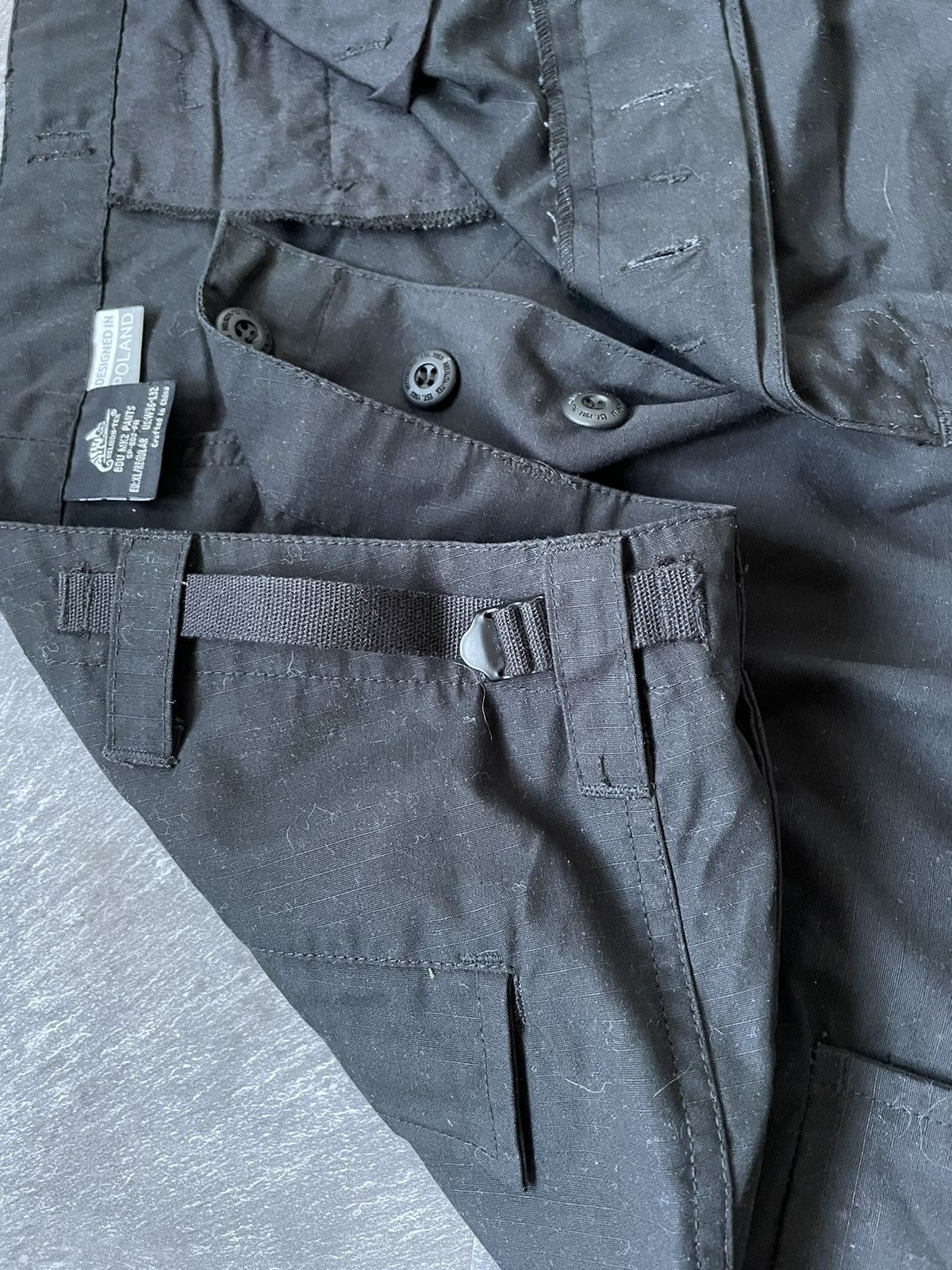 Vintage Helikon Tex military cargo black pants baggy mens XL Size US 36 / EU 52 - 10 Thumbnail