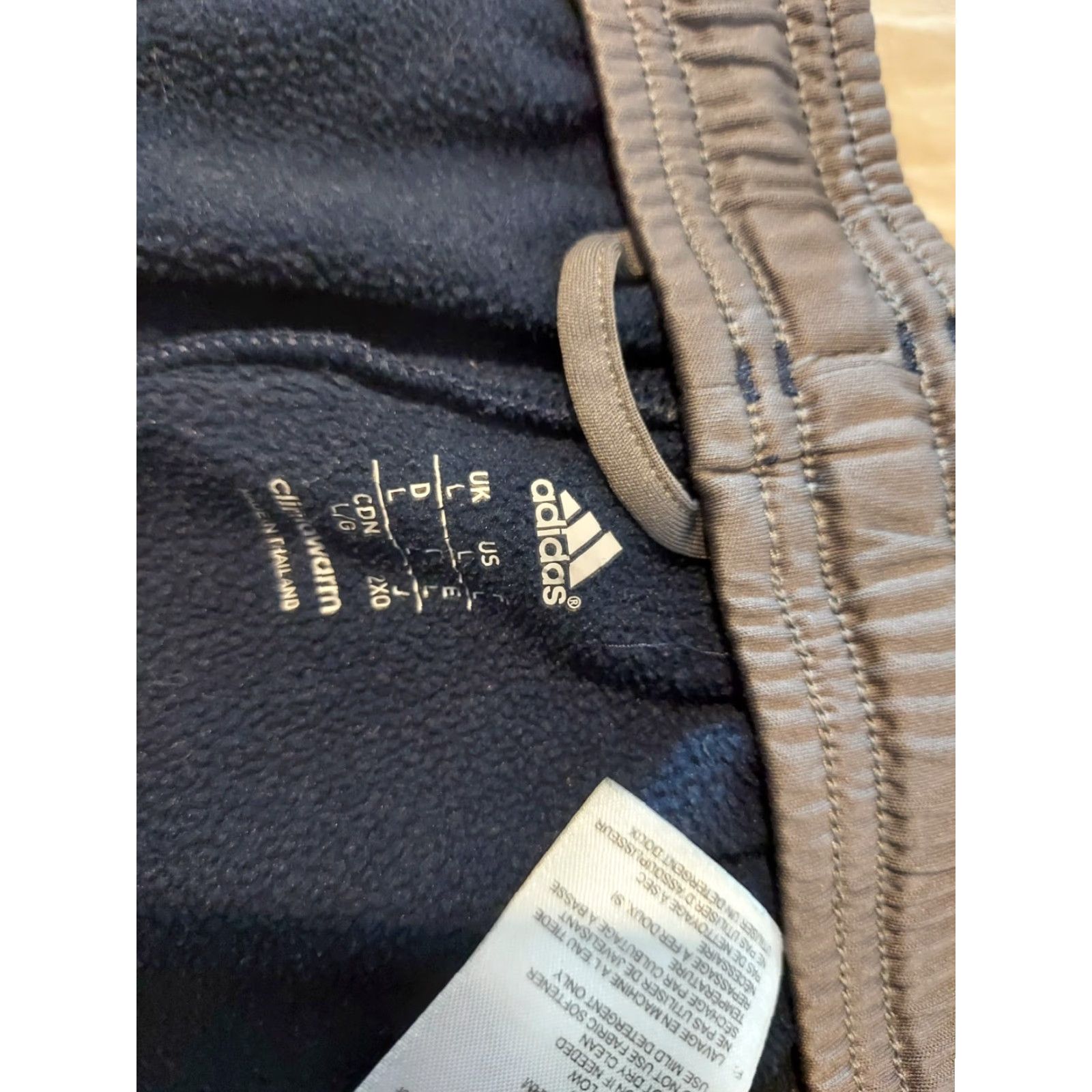 Adidas adidas Pants L Mens Navy Blue Athletic Gym Workout Sweatpants Size US 33 - 5 Thumbnail