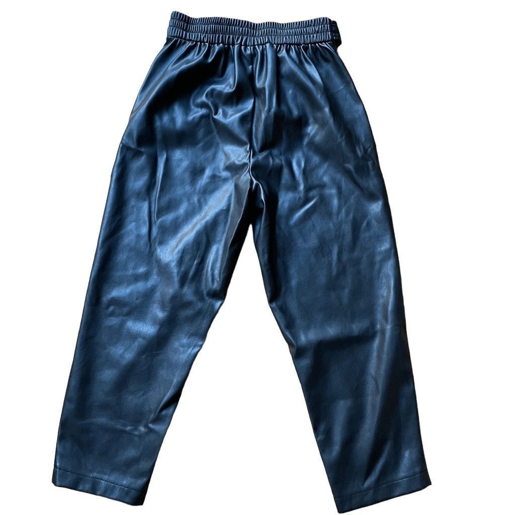 I.N.C INC International Concepts Womens Faux Leather Pants M High Size 30" / US 8 / IT 44 - 2 Thumbnail