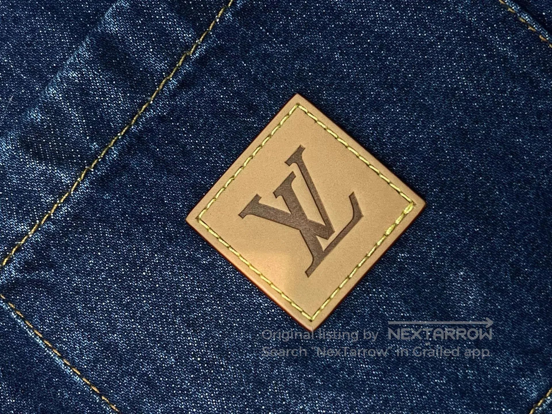 Louis Vuitton Louis Vuitton SS25 Denim Logo Shirt. Size US XS / EU 42 / 0 - 3 Thumbnail