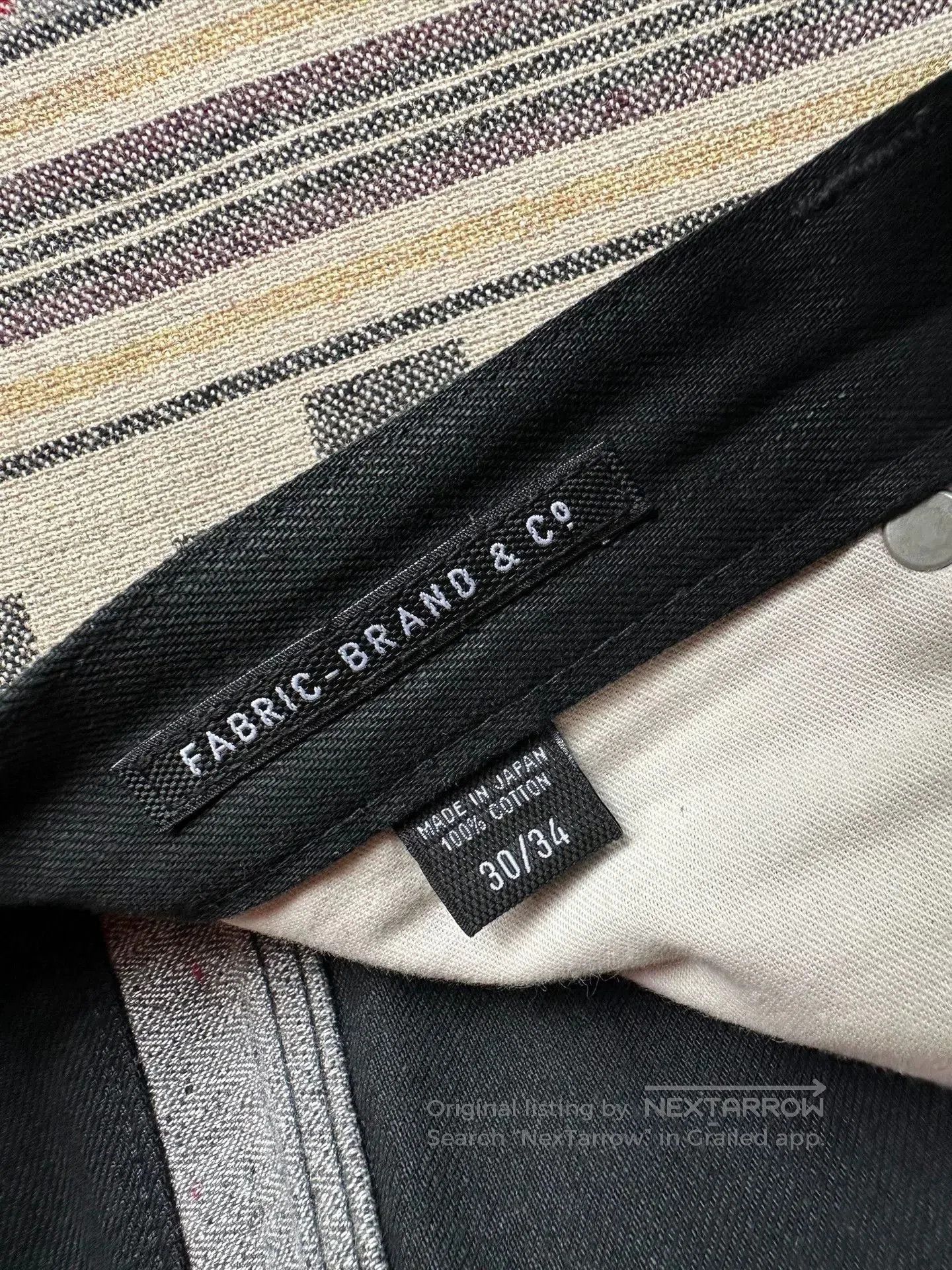 Fabric Brand & Co. Fabric Brand&Co Selvage Denim Pants Japan. Size US 30 / EU 46 - 6 Thumbnail