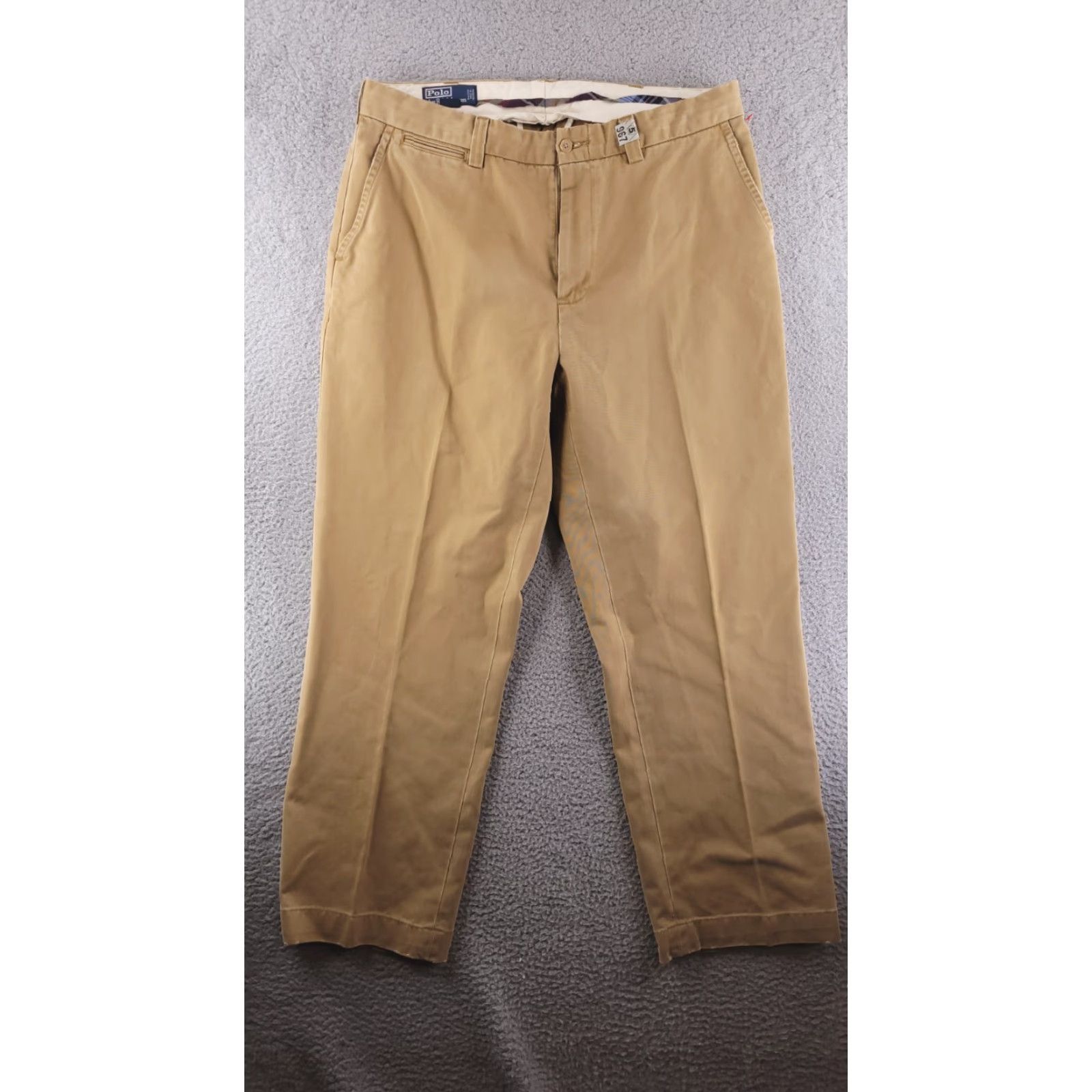 Polo Ralph Lauren Polo Ralph Lauren Pants Mens 36x29 Relaxed Fit Khaki Brown Baggy Khakis Inseam 29 Flat Front 36 Regular Mens Size US M / EU 48-50 / 2 - 3 Thumbnail