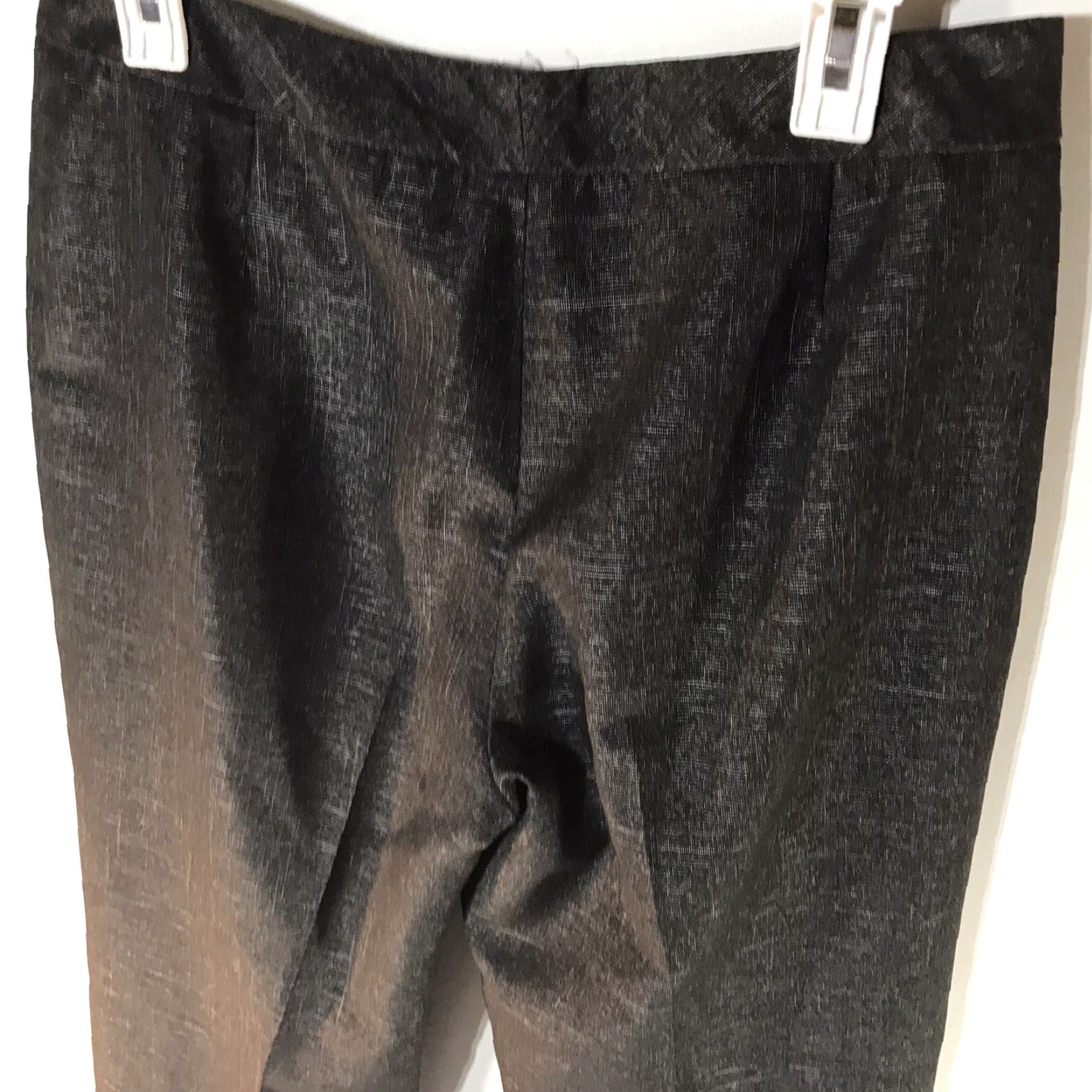 Kasper Kasper Women's Wide Leg Dress Pants Black Size 12P Business Party Formal Workwear Vietnam Size 34" / US 12 / IT 48 - 3 Thumbnail