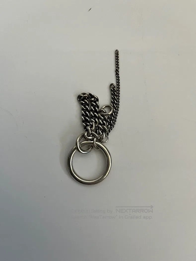 Ann Demeulemeester ANN DEMEULEMEESTER Silver chain ring Size ONE SIZE - 3 Thumbnail