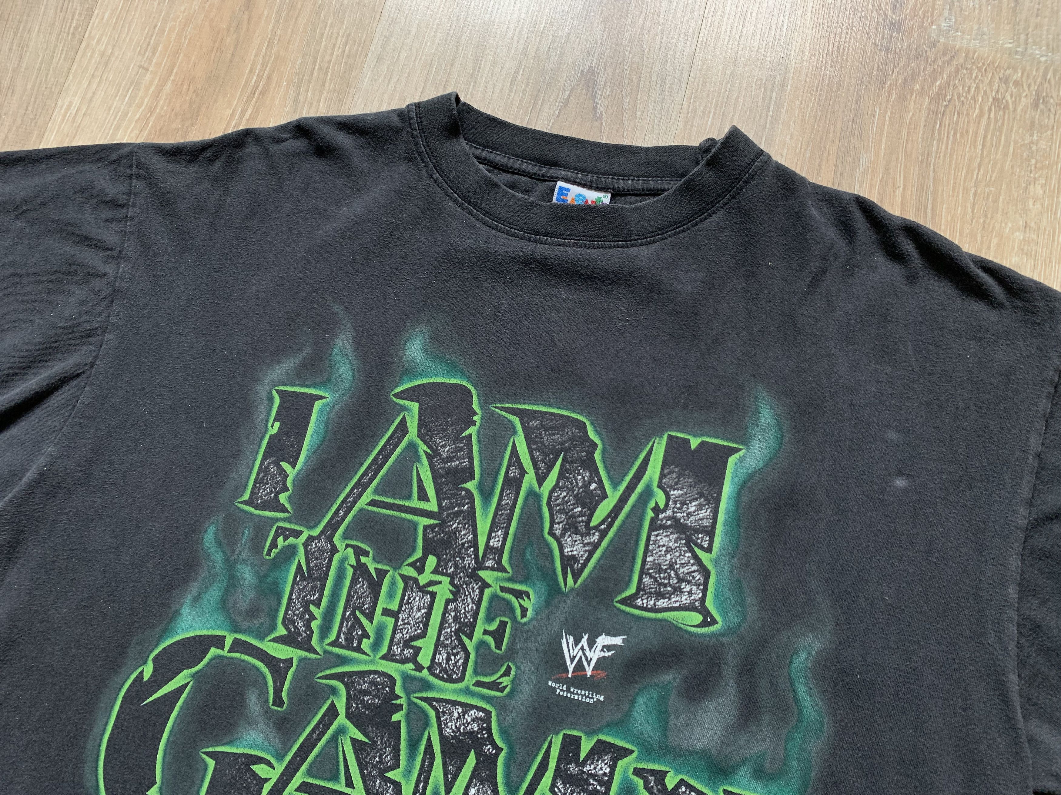 WWE VINTAGE SHIRT 2000 I AM THE GAME TRIPLE H T-SHIRT WWE VINTAGE SHIRT 2000 I AM THE GAME TRIPLE H T-SHIRT