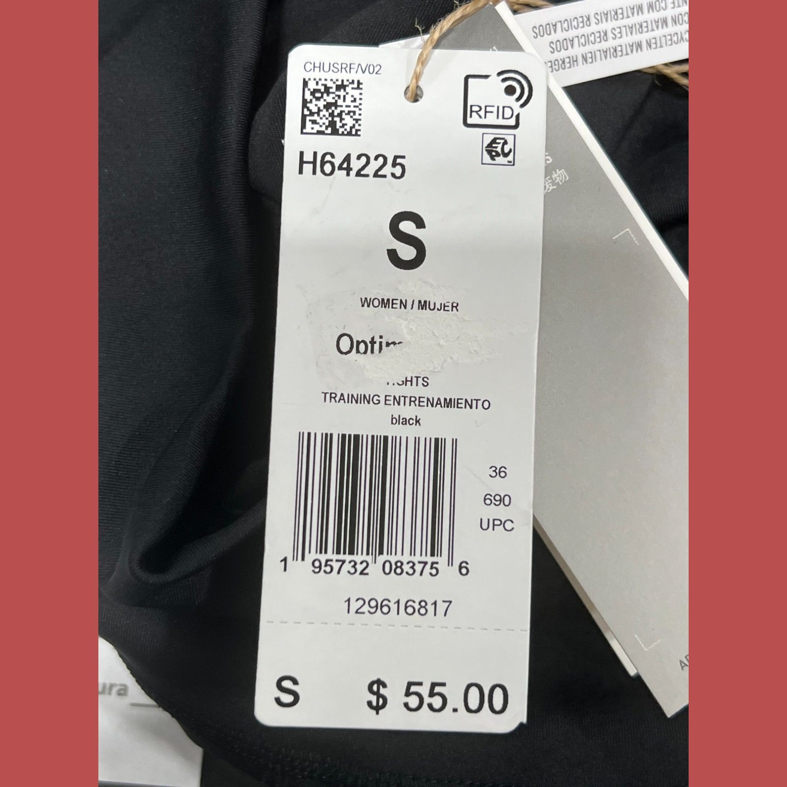 Other Adidas - Women's High-Rise Tight Fit Training Leggings - Bla Size 22" - 11 Thumbnail
