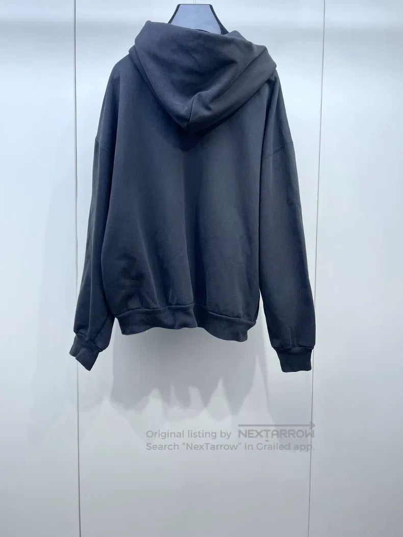 Balenciaga Balenciaga Black Zipper Hoodie Size US M / EU 48-50 / 2 - 2 Thumbnail