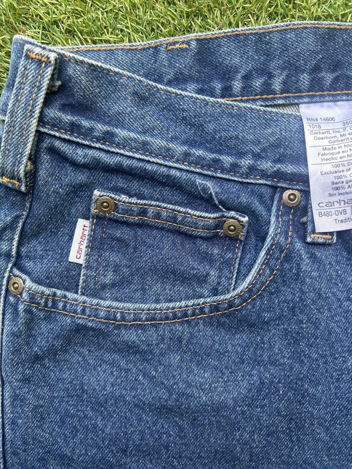 Carhartt Carhartt B480-DVB Jeans Size US 36 / EU 52 - 2 Thumbnail