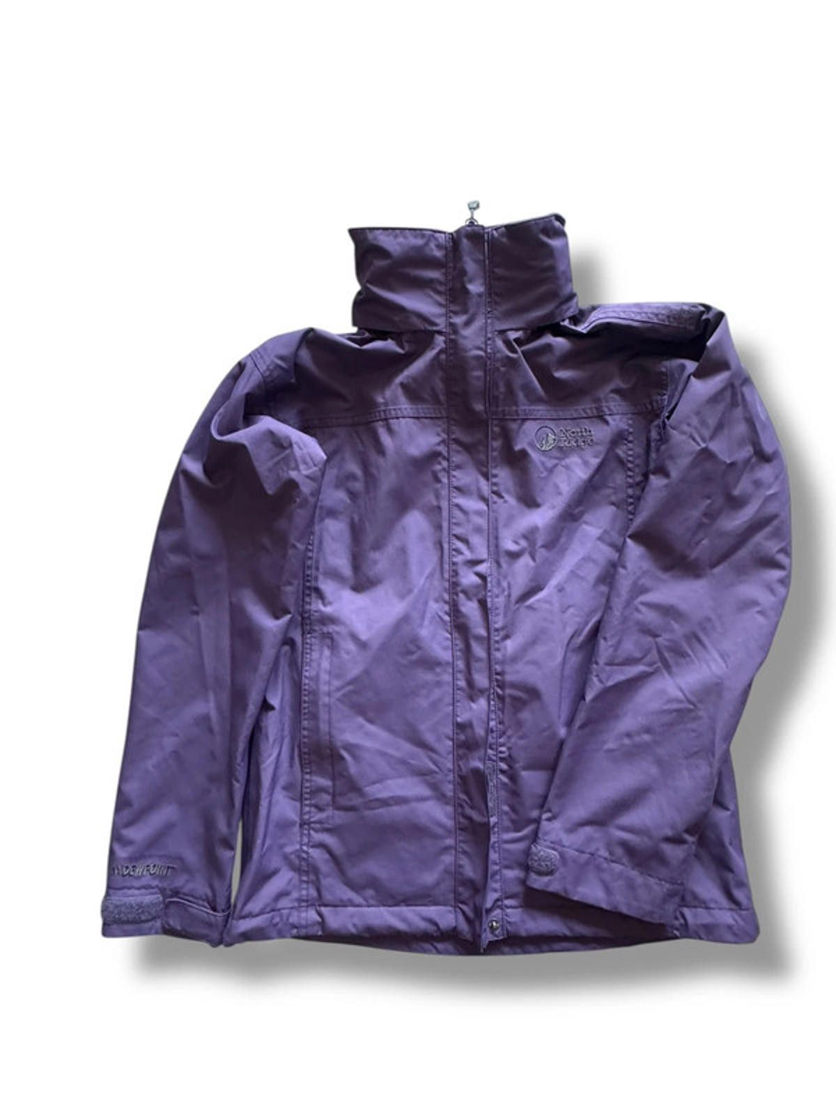 Designer Ladies North Ridge Jacket – Purple – Size 8 – Lightweight Waterproof Size S / US 4 / IT 40 - 8 Thumbnail