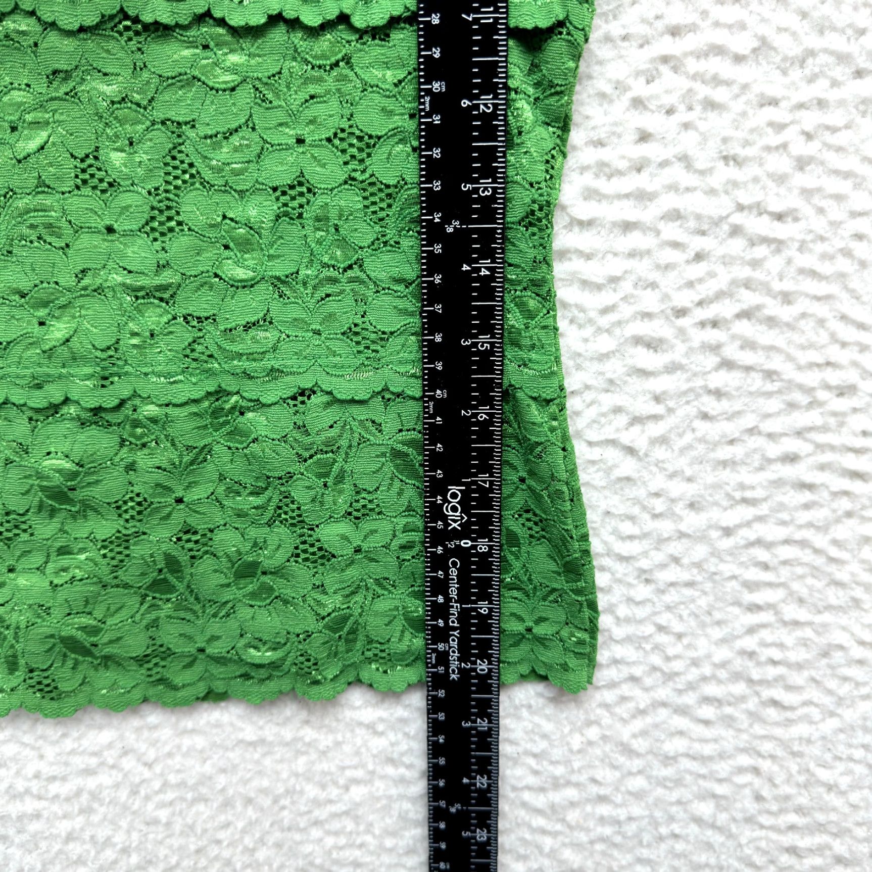 Vintage Y2K Vintage Camisole Tank Top Green Lace Square Neck Boho Fairy Grunge Shirt S Womens Size S / US 4 / IT 40 - 5 Thumbnail