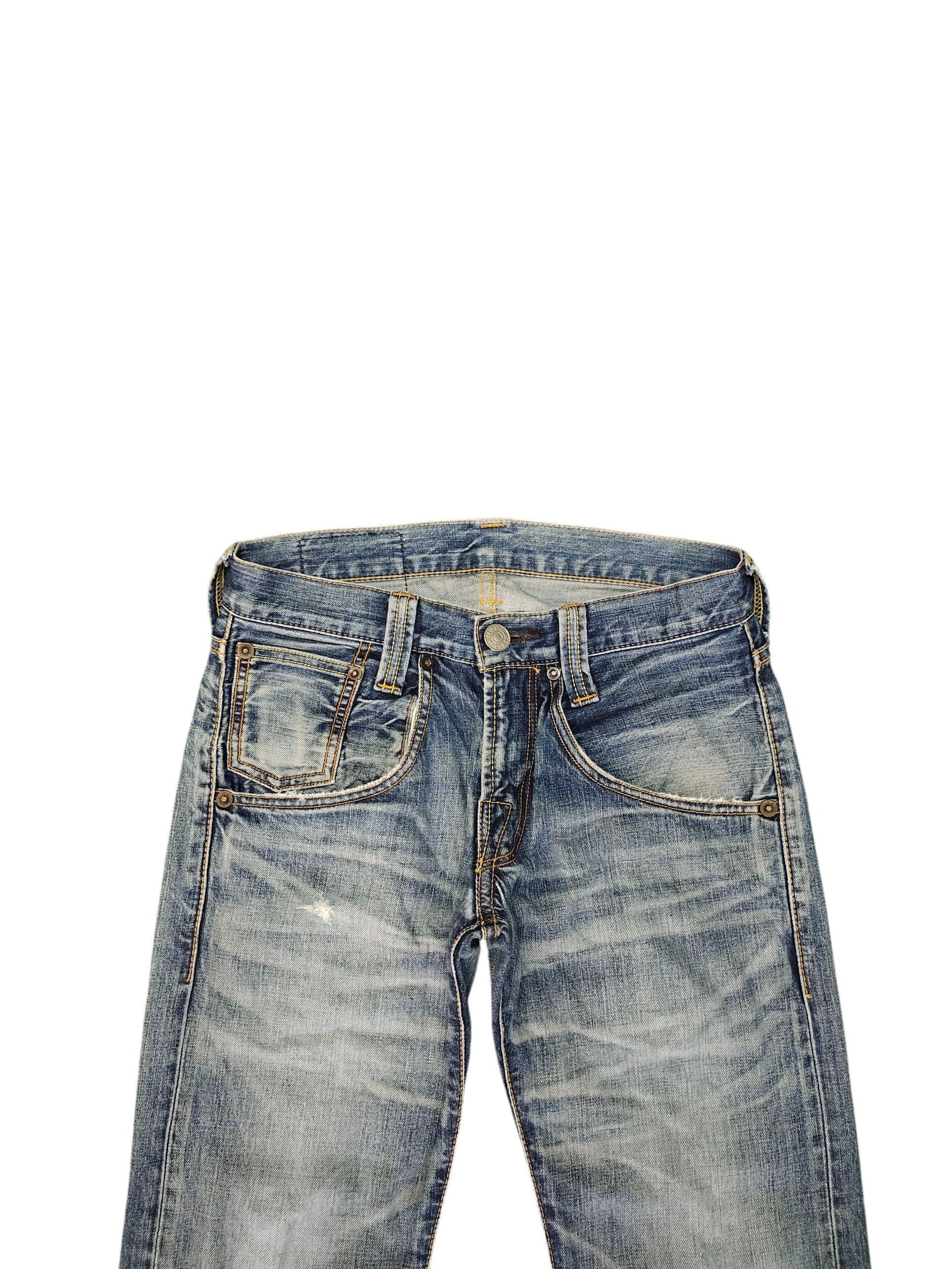 Levi's Vintage Clothing Vintage Levis 505 Clawmark Distress Sand Wash Denim Jeans Size US 29 - 2 Thumbnail