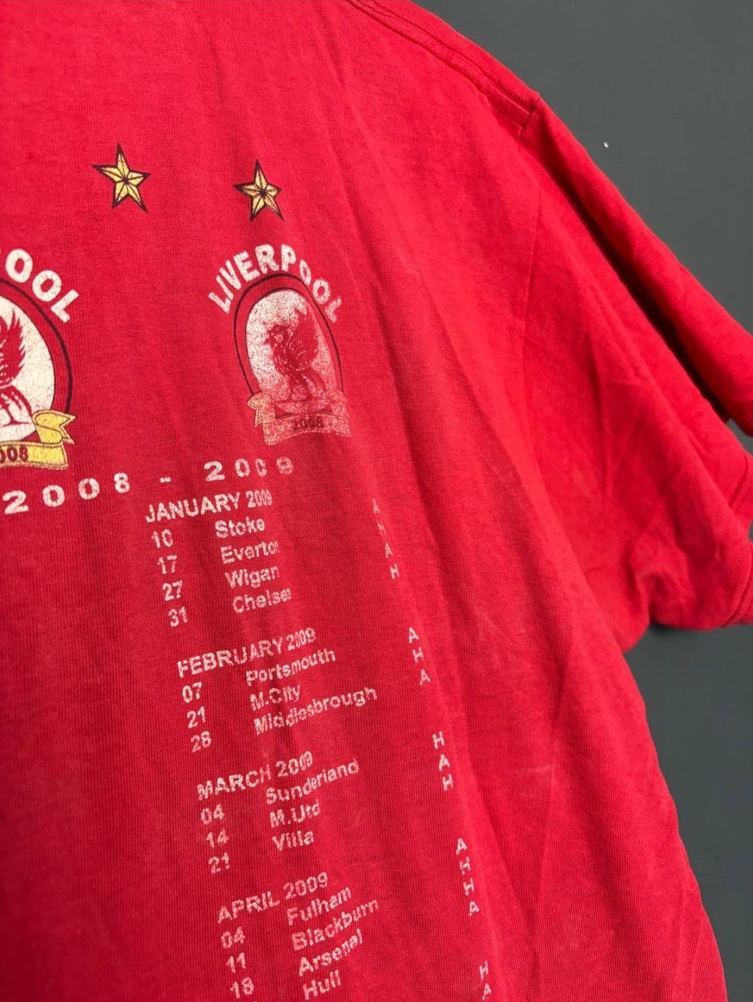 Vintage Liverpool 08/09 Football T-Shirt Size US L / EU 52-54 / 3 - 9 Thumbnail
