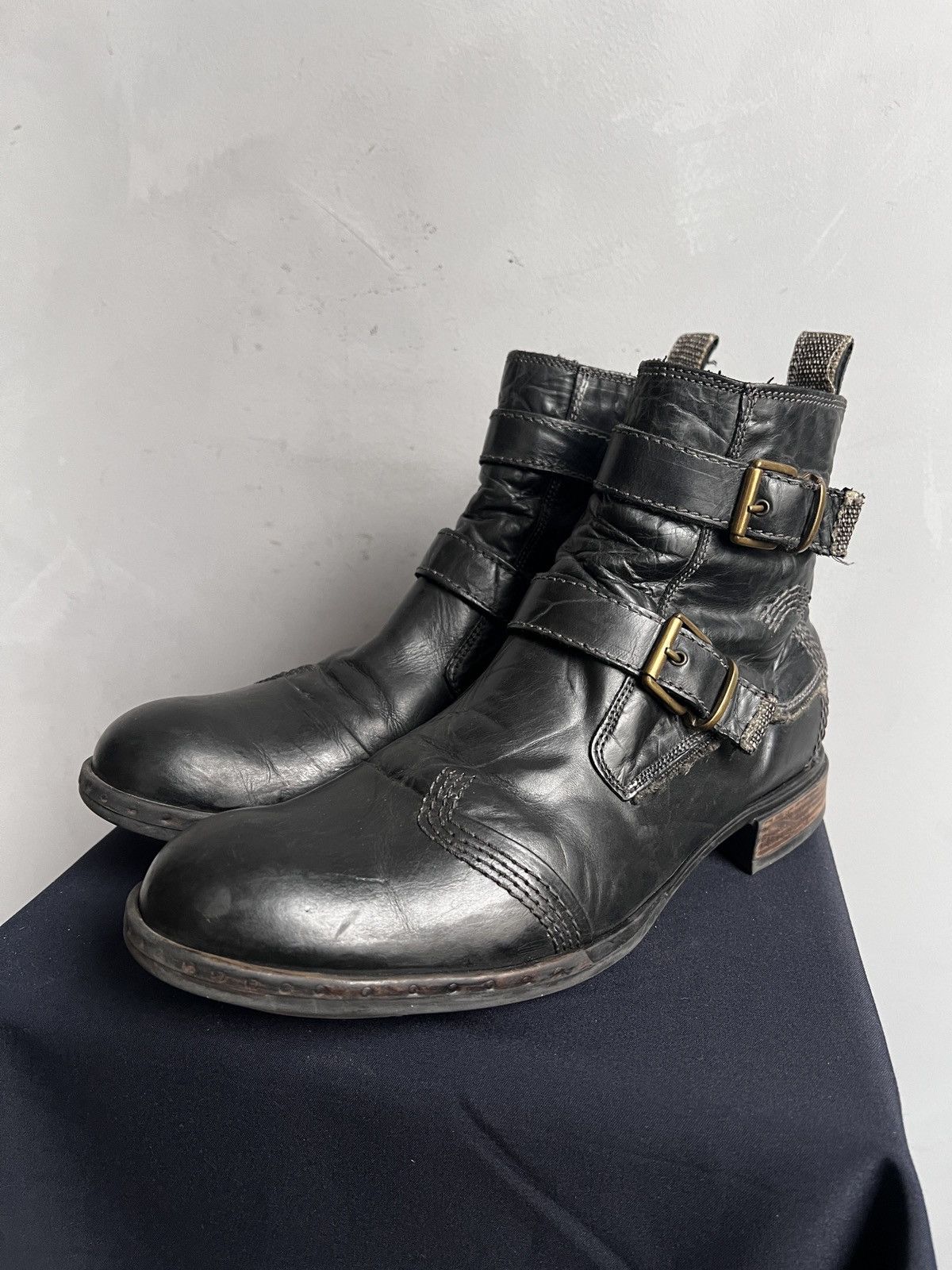 Other Archive ankle leather belted guidi style boots avant garde Size US 10 / EU 43 - 7 Thumbnail