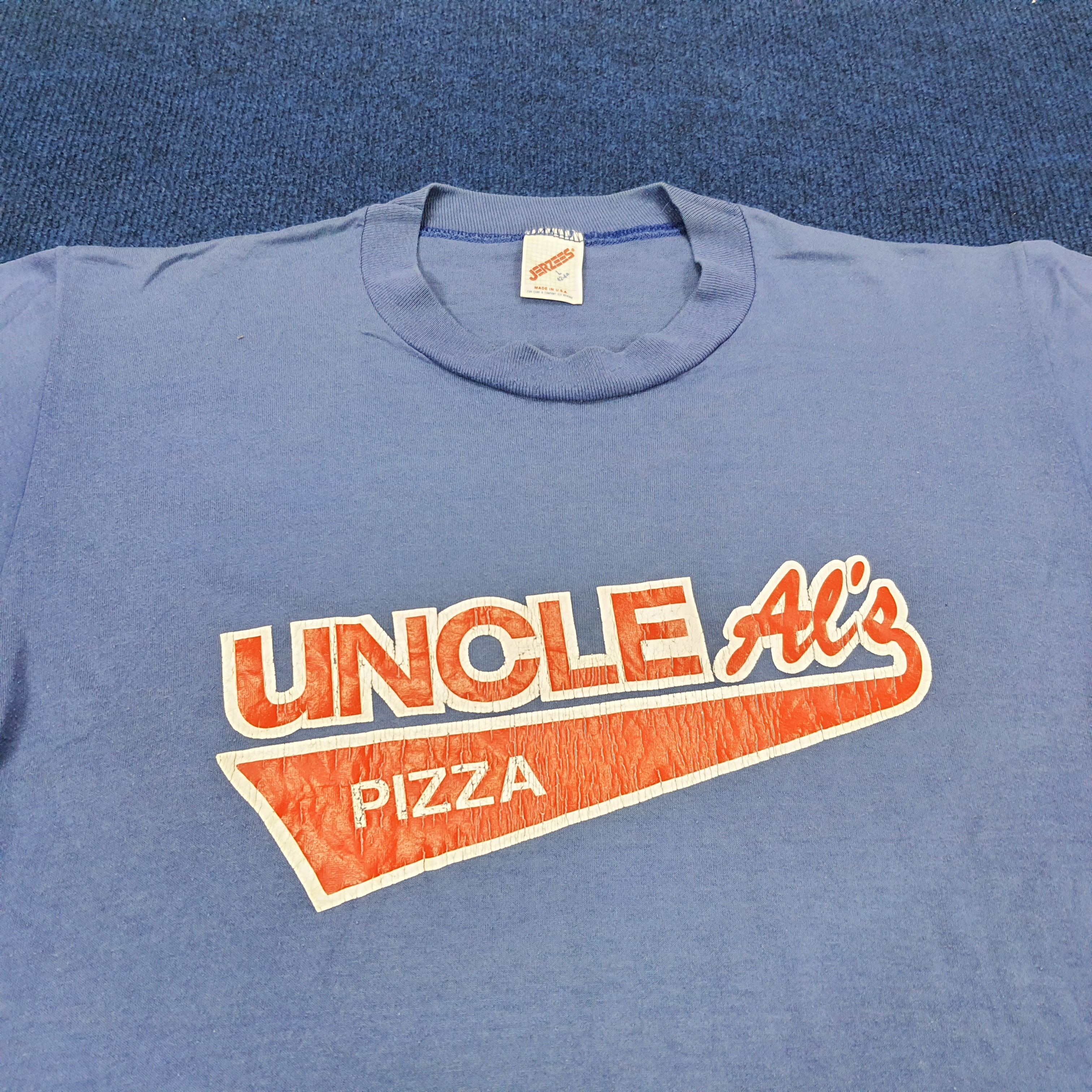 Vintage Vintage Uncle Al's Pizza T-shirt Size US M / EU 48-50 / 2 - 2 Thumbnail