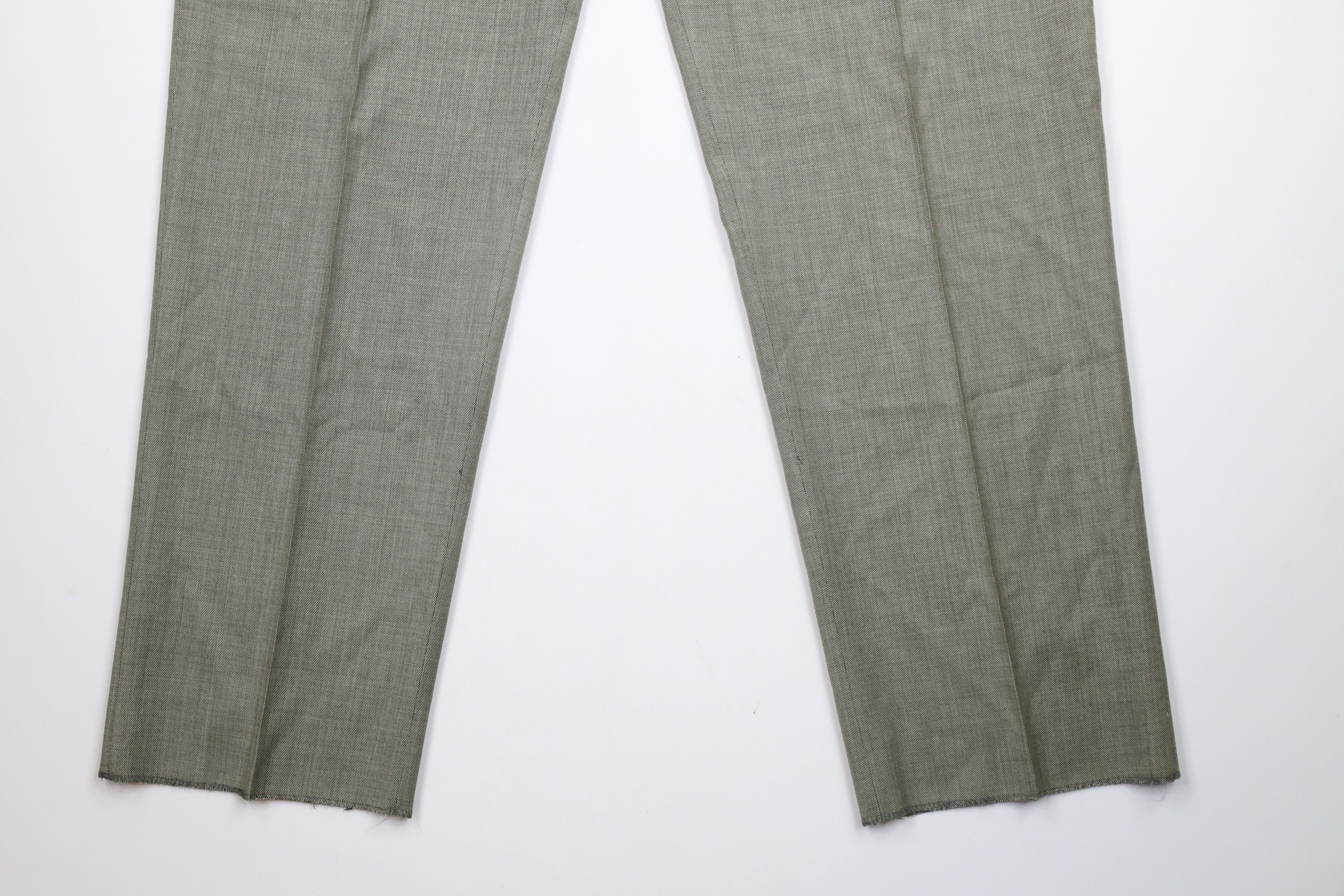 Vintage Vintage 90s Streetwear Wide Leg Chino Pants Heather Green Size US 40 / EU 56 - 4 Thumbnail