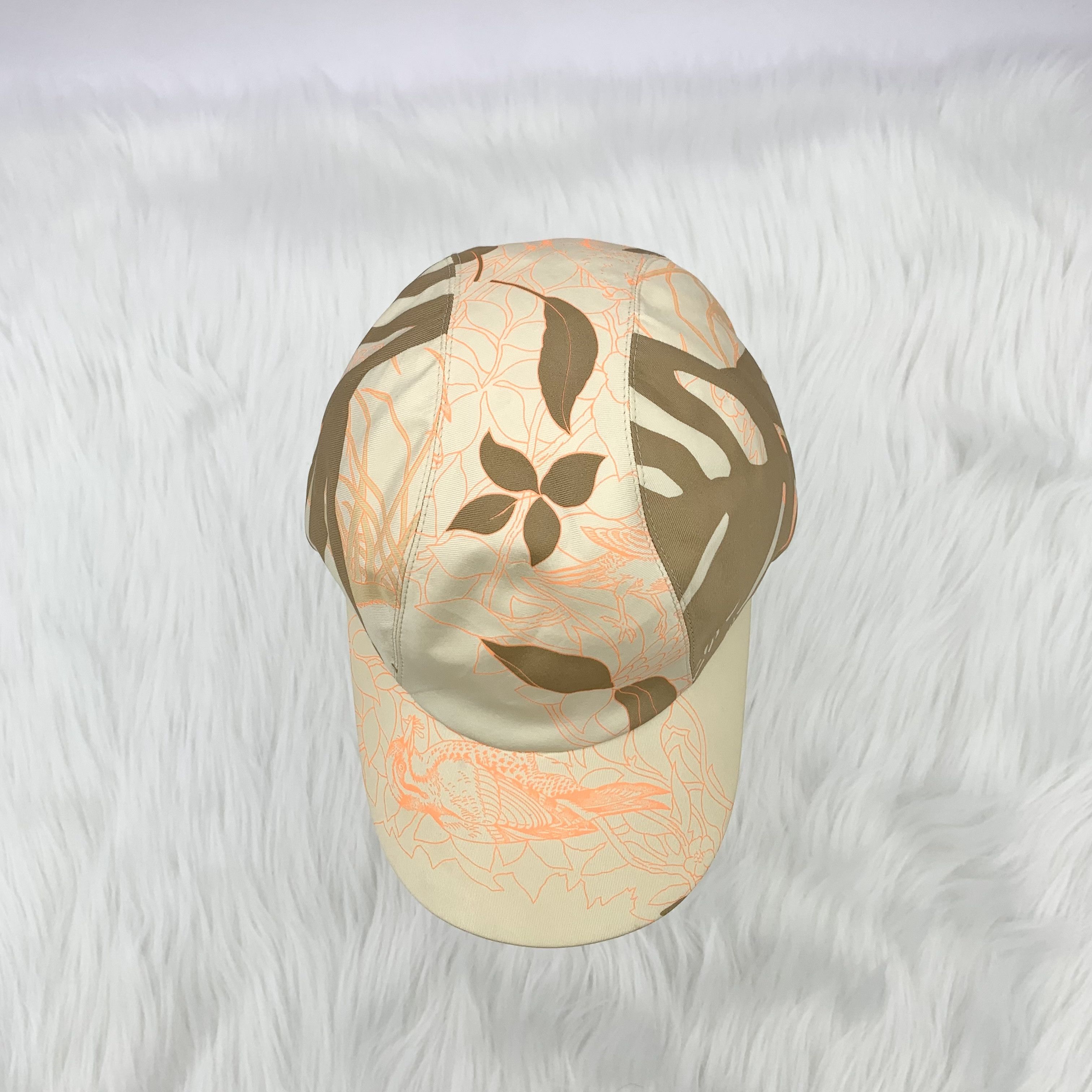 Hermes Hermes Multicolor Floral Silk Baseball Cap (58cm) Size ONE SIZE - 6 Thumbnail