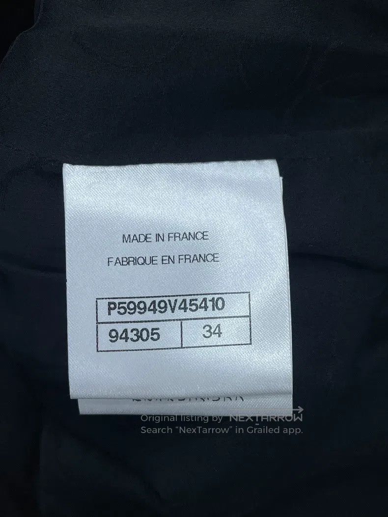 Chanel Chanel Forest series irregular hem black and gold dress ja Size XXS / US 00 / IT 34 - 5 Thumbnail
