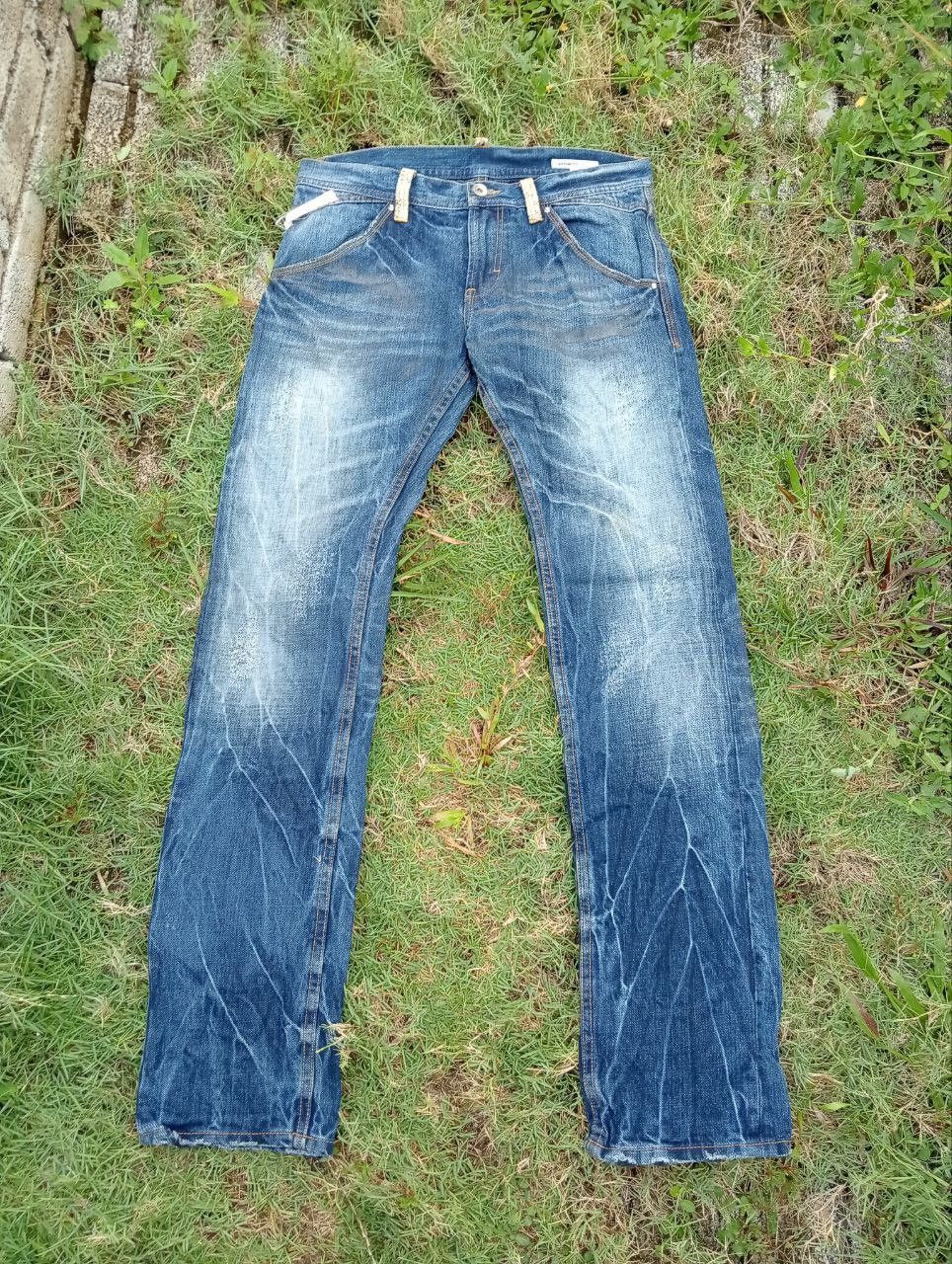 semanticdesign VINTAGE SEMANTIC DESIGN JAPAN SNAKE SKIN STYLE JEANS Size US 33 - 7 Thumbnail