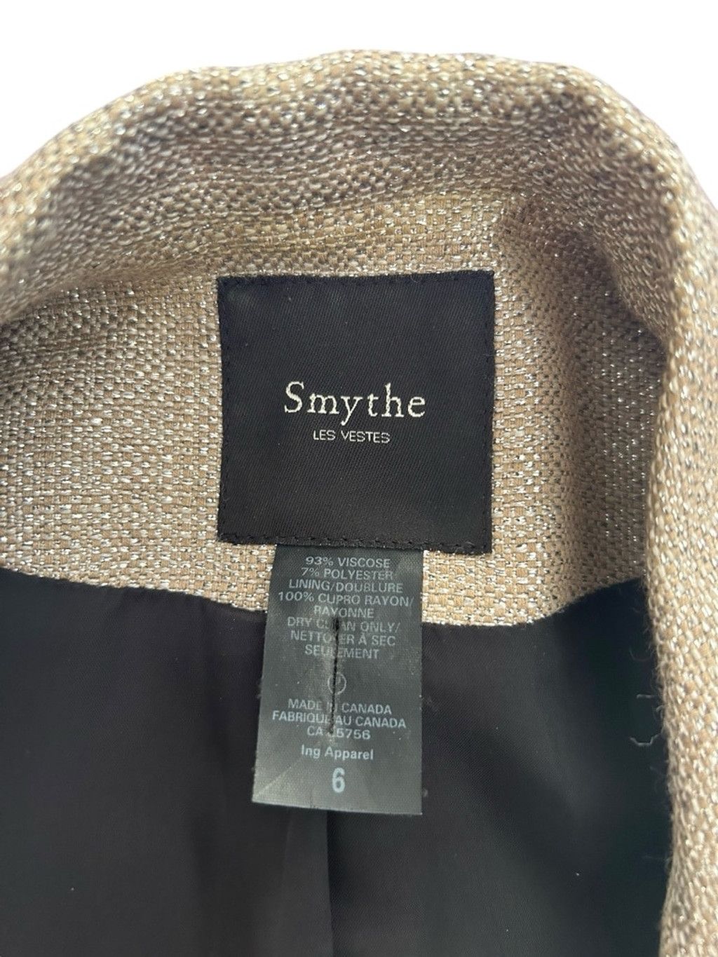 SMYTHE Smythe THE Golden Blazer Size 6 - Worn Once ! Size M / US 6-8 / IT 42-44 - 10 Thumbnail