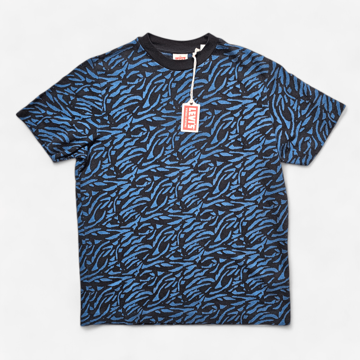 Levi's Vintage Clothing NWT Levi's Vintage Clothing 1960s Jacquard Tee Blue M FW22 Size US M / EU 48-50 / 2 - 2 Thumbnail