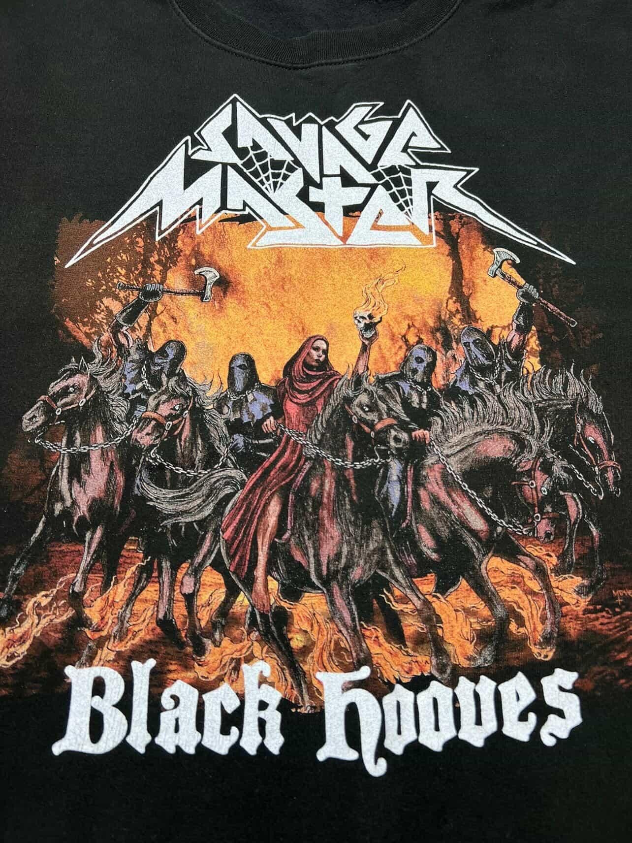 Vintage Savage Master Black Hooves sweatshirt Size US XXL / EU 58 / 5 - 3 Thumbnail