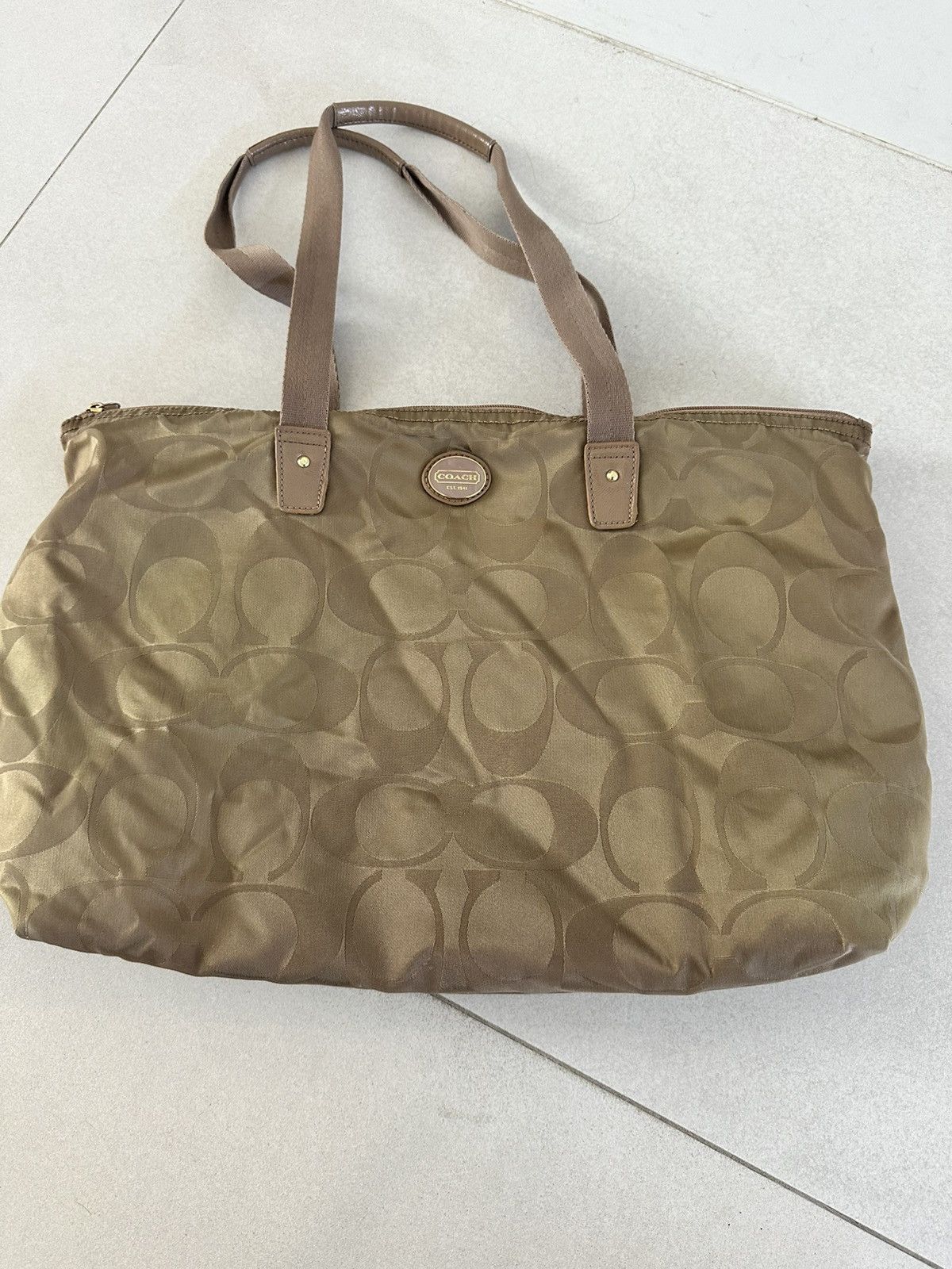 Coach Coach Getaway Signature Nylon Weekender Tote Bag Pouch Set Size ONE SIZE - 10 Thumbnail