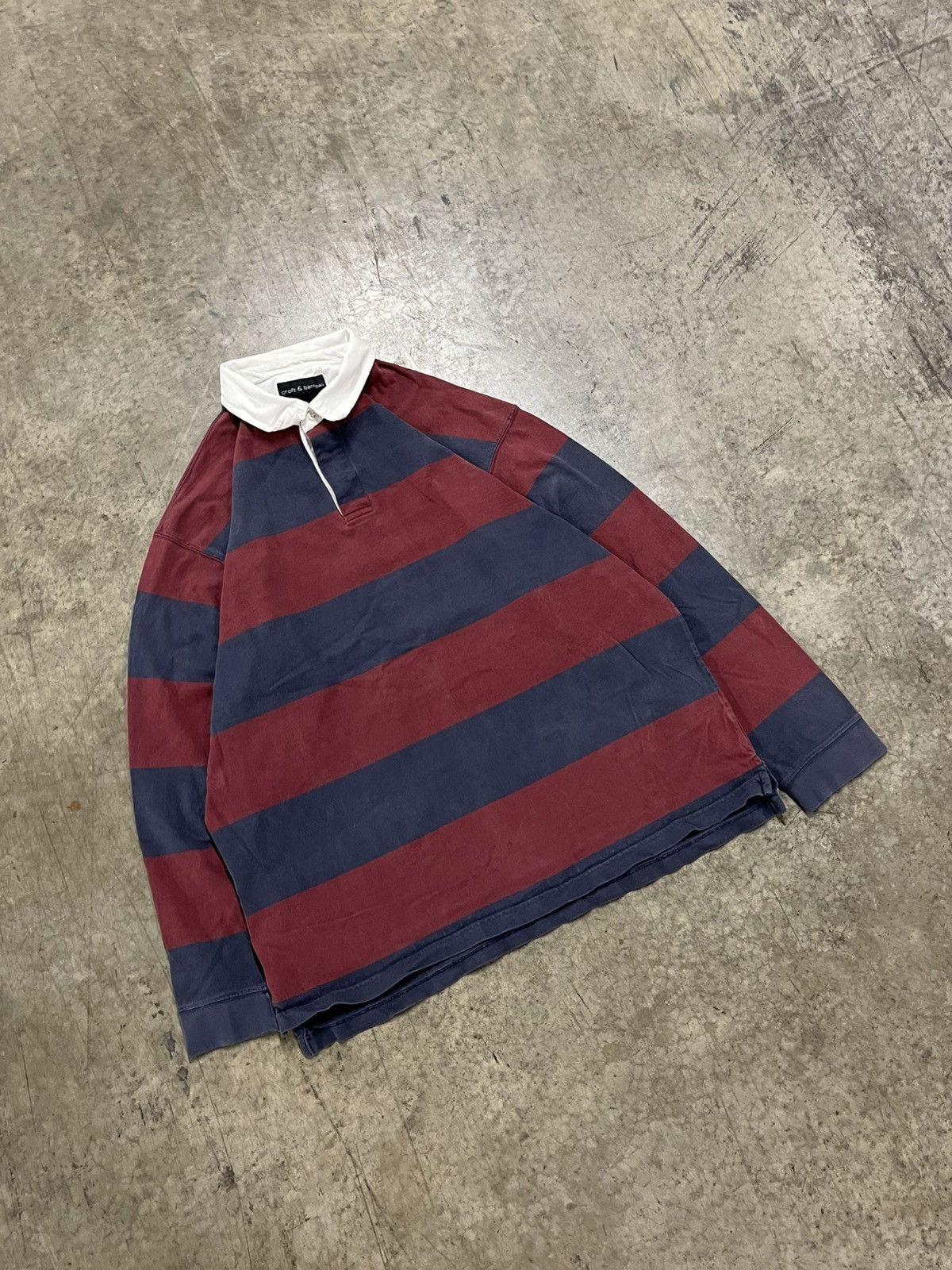 Croft & Barrow × Vintage Vintage rugby stripped polo preppy streetwear Size US XL / EU 56 / 4 - 2 Thumbnail
