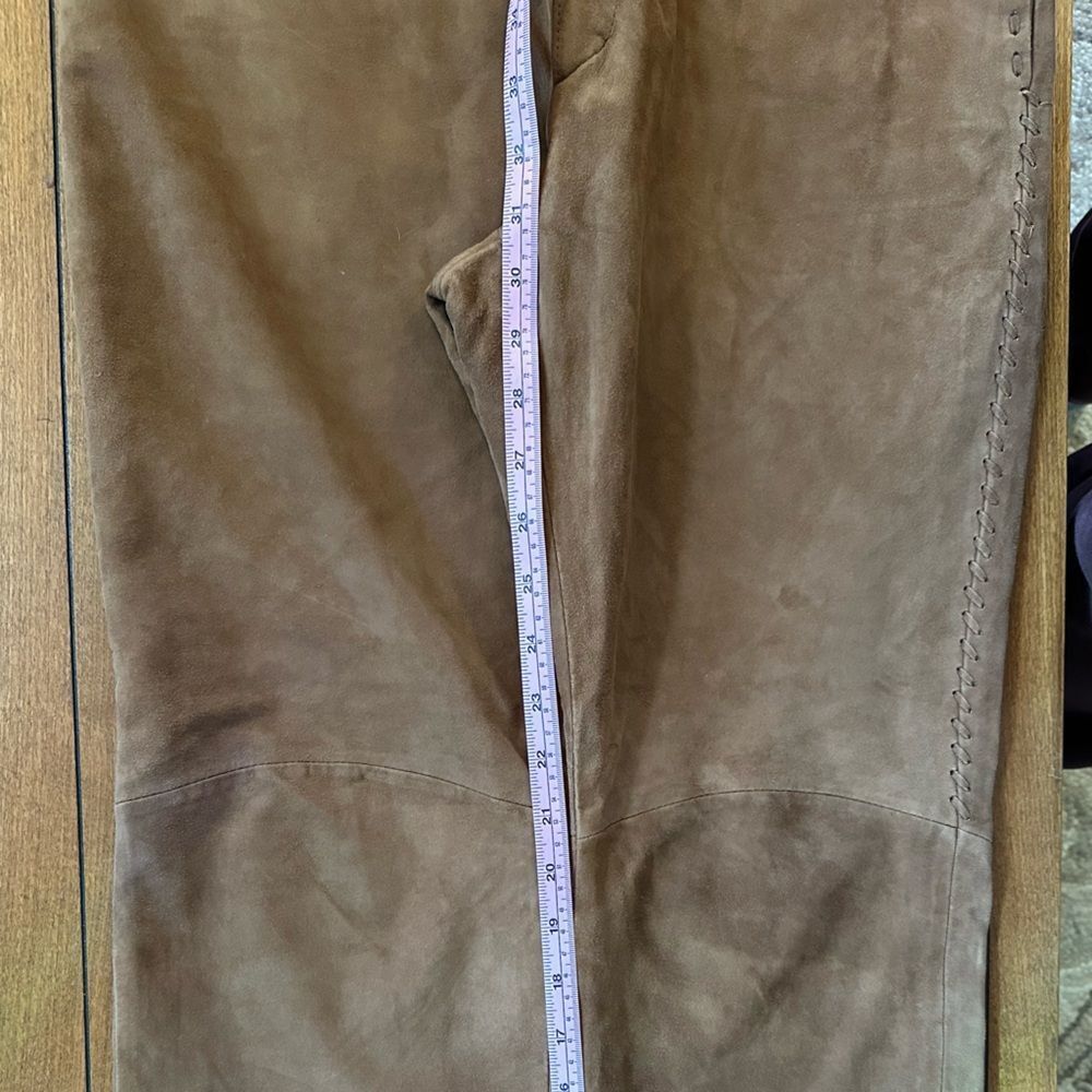 Old Gringo × Vintage Rare vintage Old Gringo leather pants - brown lined pants - Size 32" / US 10 / IT 46 - 8 Thumbnail