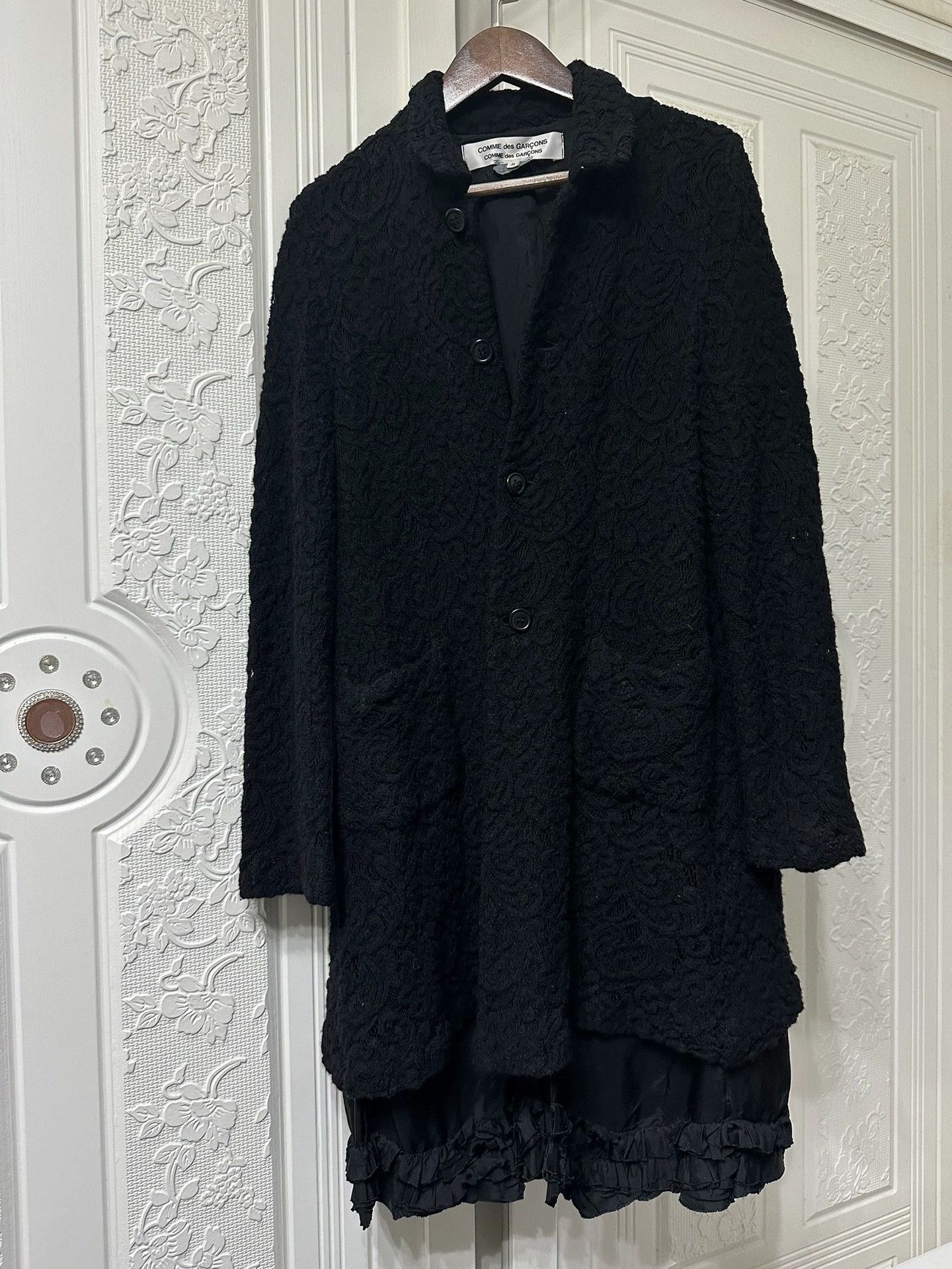 Comme des Garcons cdg Comme des Garçons woven wool coat Size S / US 4 / IT 40 - 2 Thumbnail