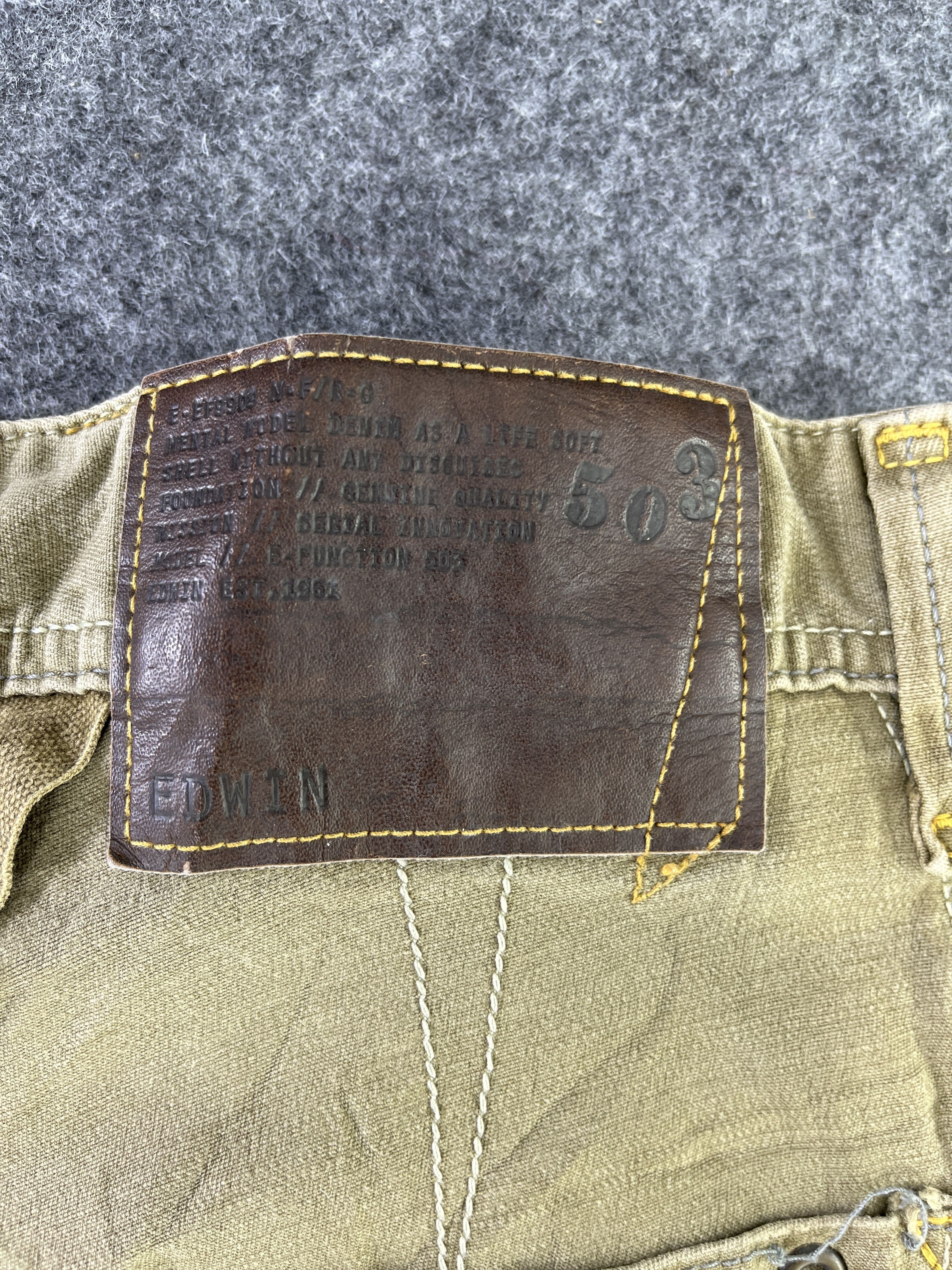 Edwin Edwin Multipocket 503 Tactical Denim - J954 Size US 30 / EU 46 - 15 Thumbnail