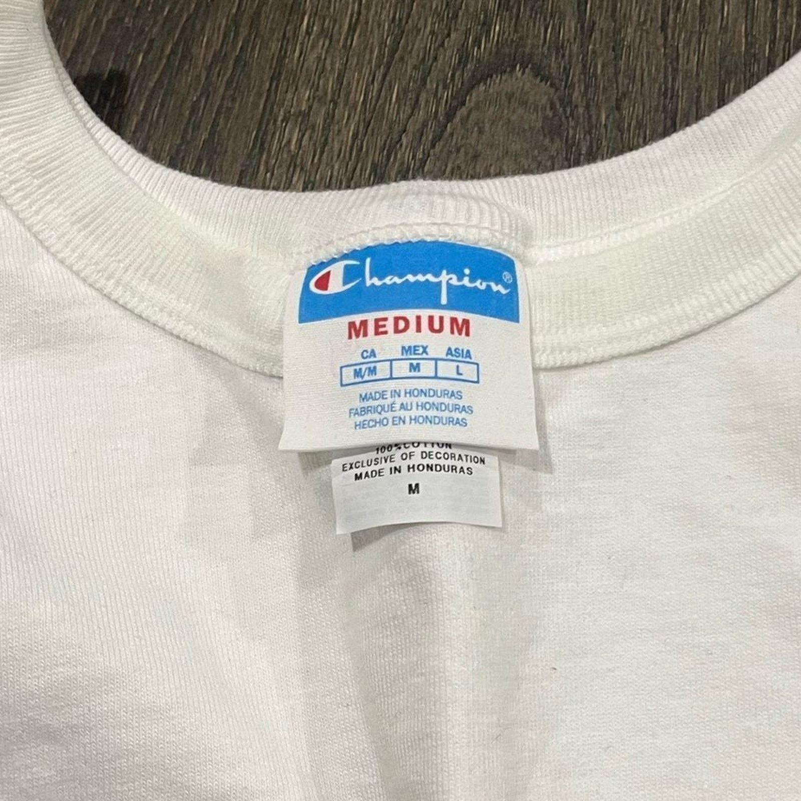 Champion NWT Champion White Floral Graphic Crop Top - Size M Size M / US 6-8 / IT 42-44 - 5 Thumbnail