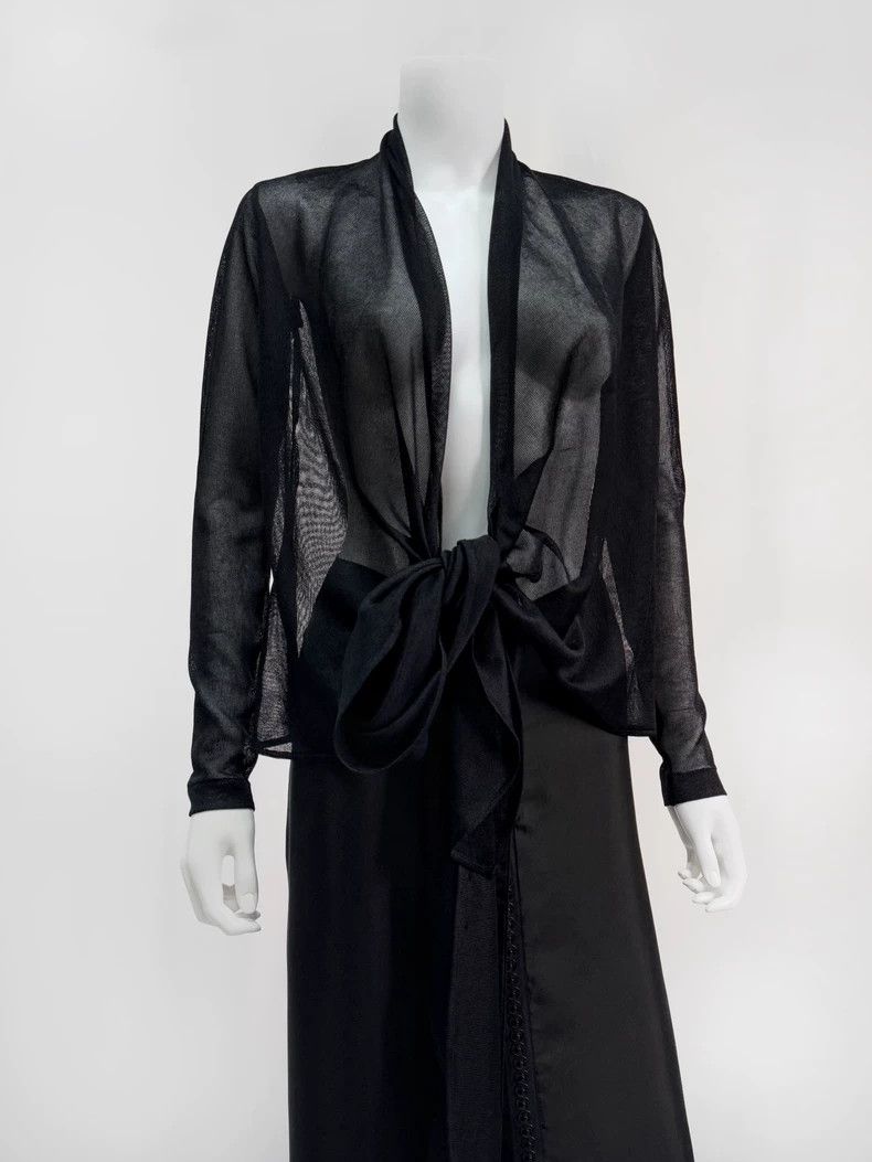 Romeo Gigli Romeo gigli Tulle lace-up jacket Size ONE SIZE - 6 Thumbnail